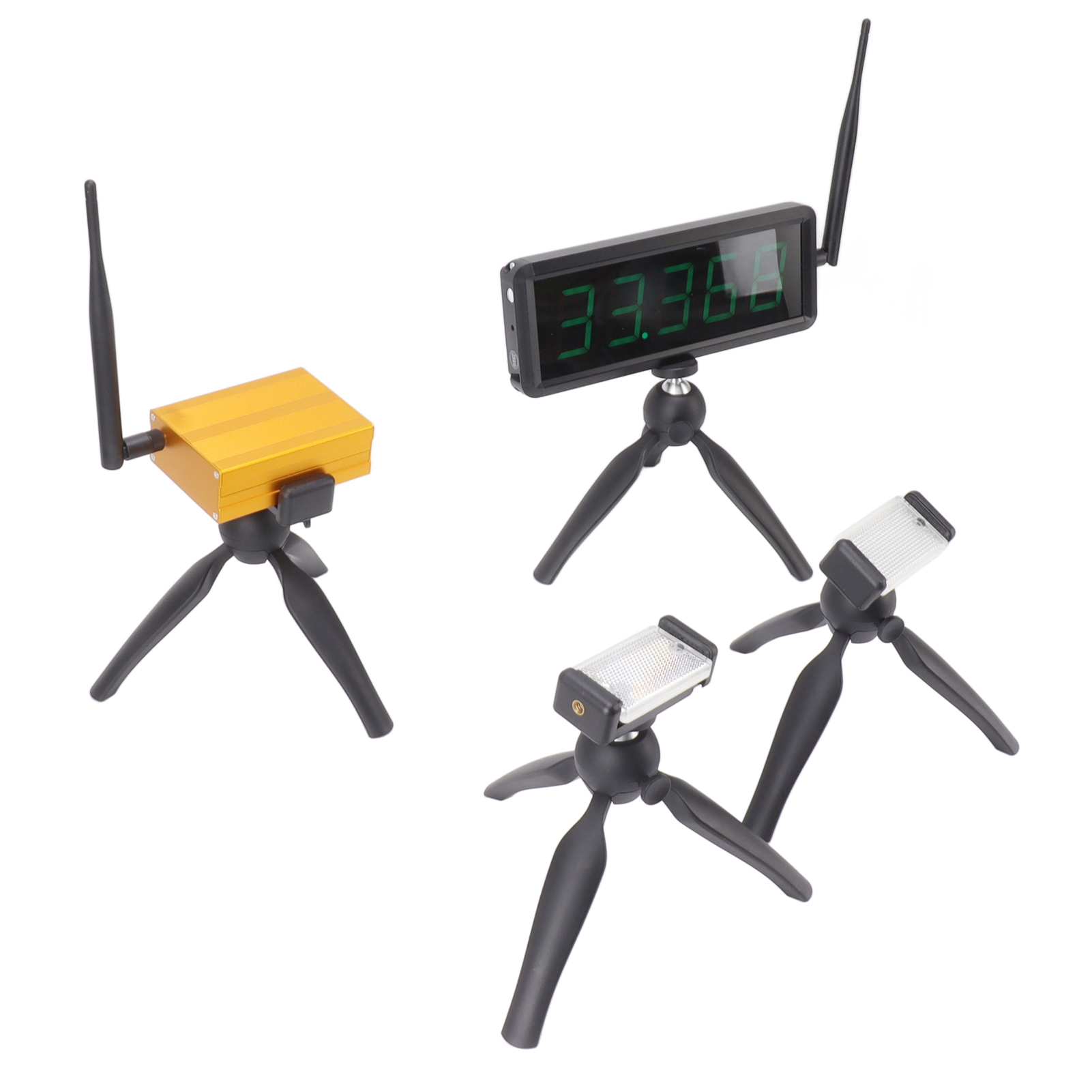 Kabellose Digitale Stoppuhr Für Radtraining, Elektronische Geschwindigkeitsmessung, Laufen, Skaten, Sprinttimer, Eu-stecker 100–240 V