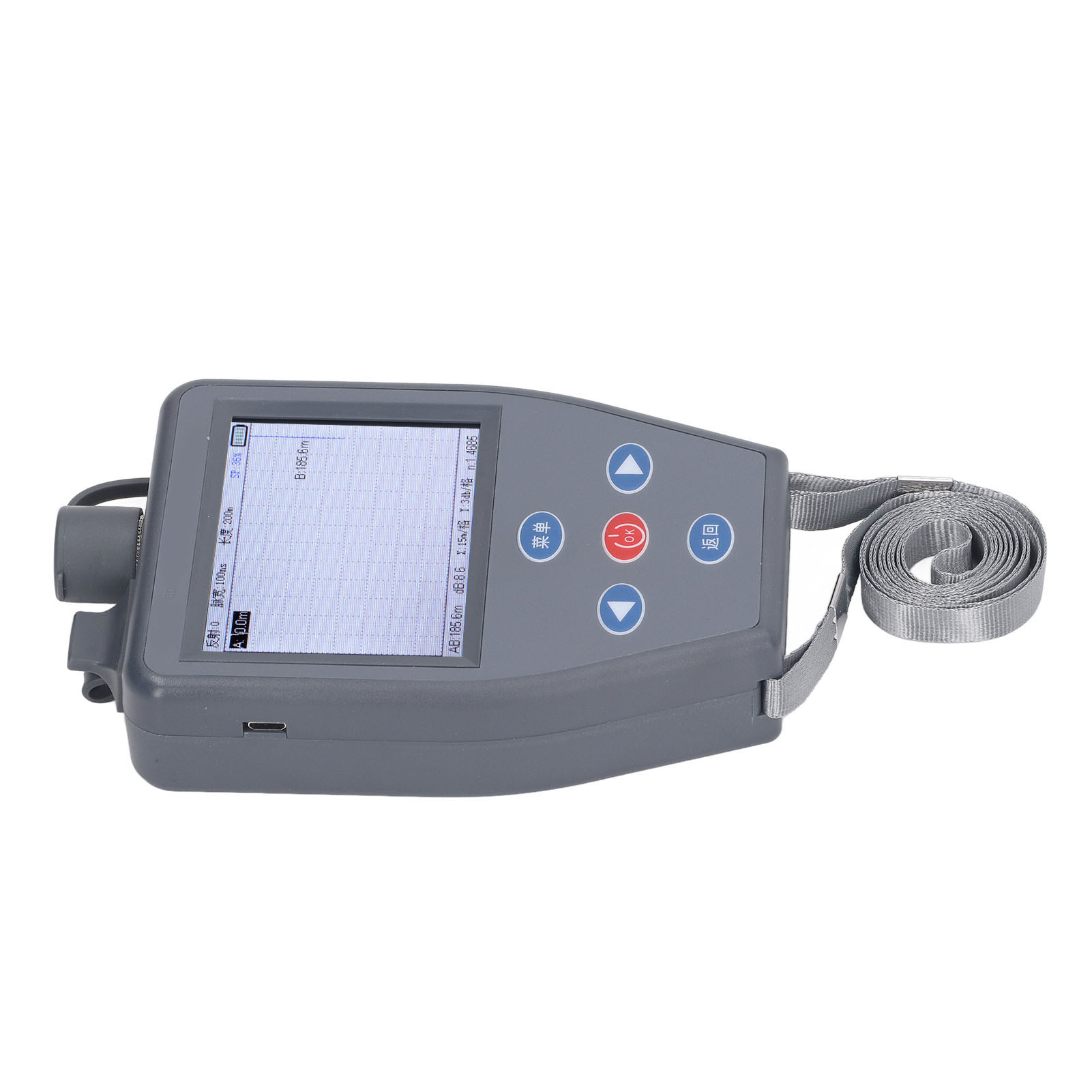 Otdr-glasfaserkabeltester, Optisches Leistungsmessgerät Mit Visueller Fehlerortung, Lcd-bildschirm, 100-240v Eu-stecker, Netzwerkdiagnosegerät.
