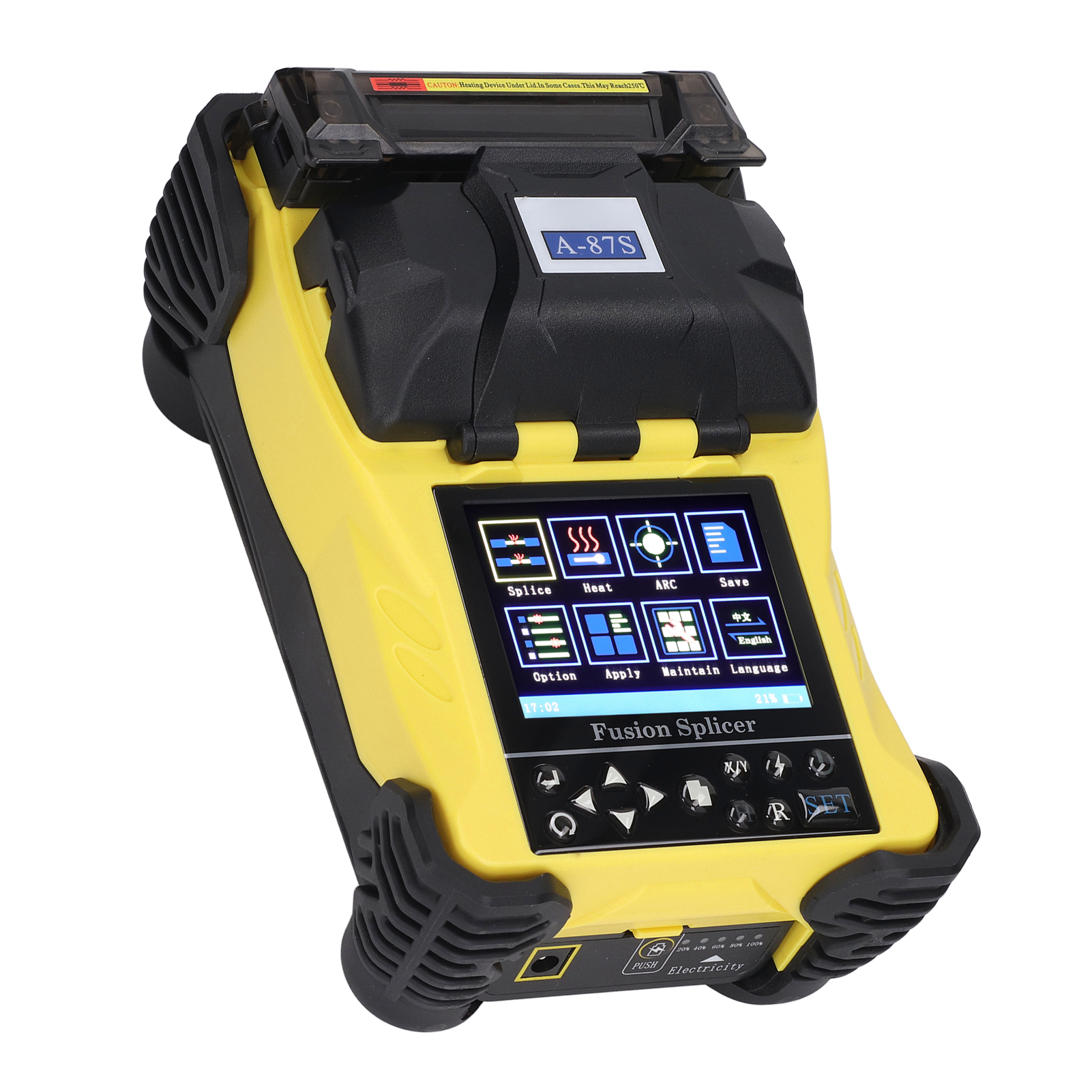 Automatisches 3-in-1-set Für Glasfaserspleißen, Mini-ftth-fusionsspleißgerät Mit Eu-100-240v-stecker, Telekommunikationswerkzeug, Komplettset.