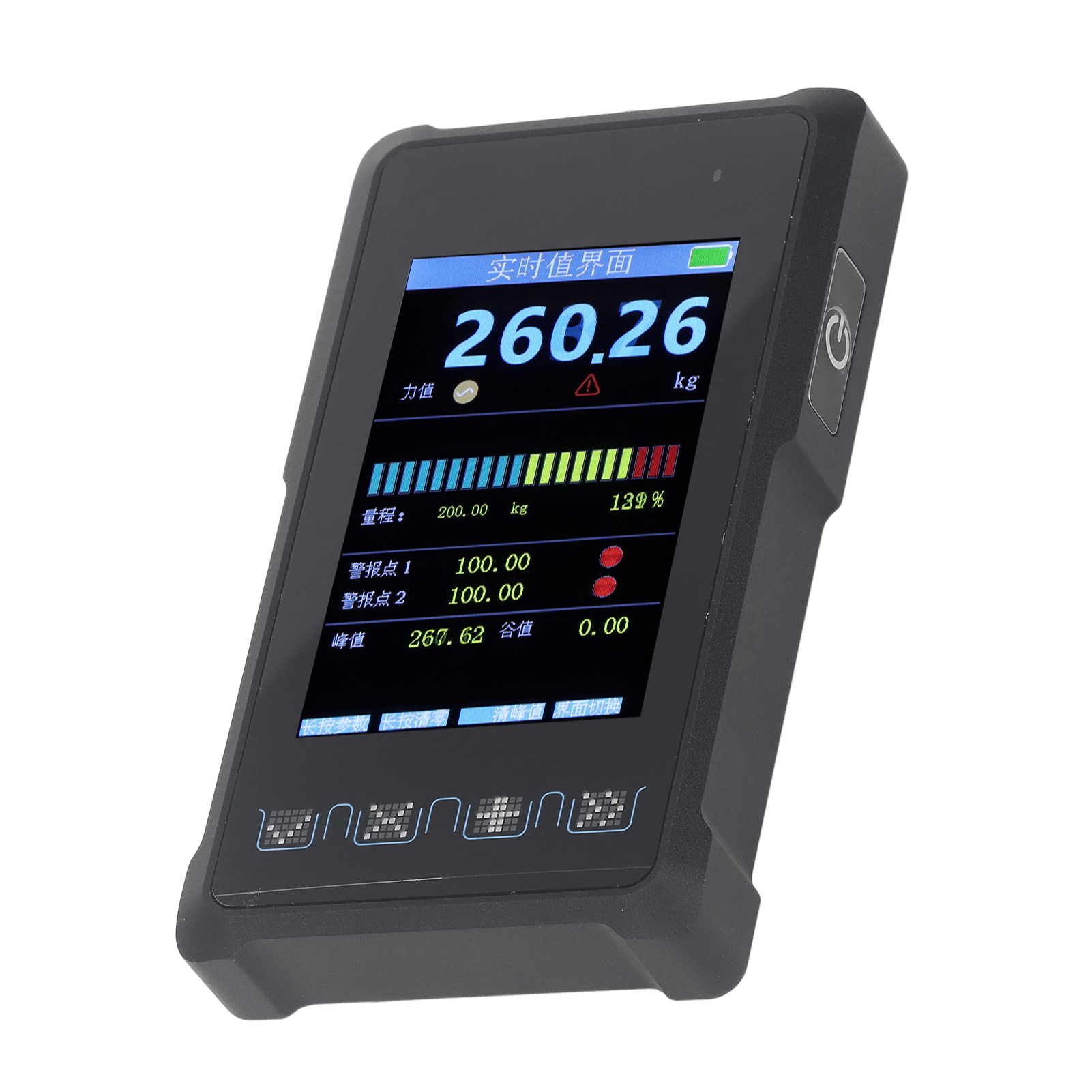 Tragbares Digitales Dynamometer Mit Externem Sensor, Zug- Und Druckmessgerät Mit Automatischer Kalibrierung