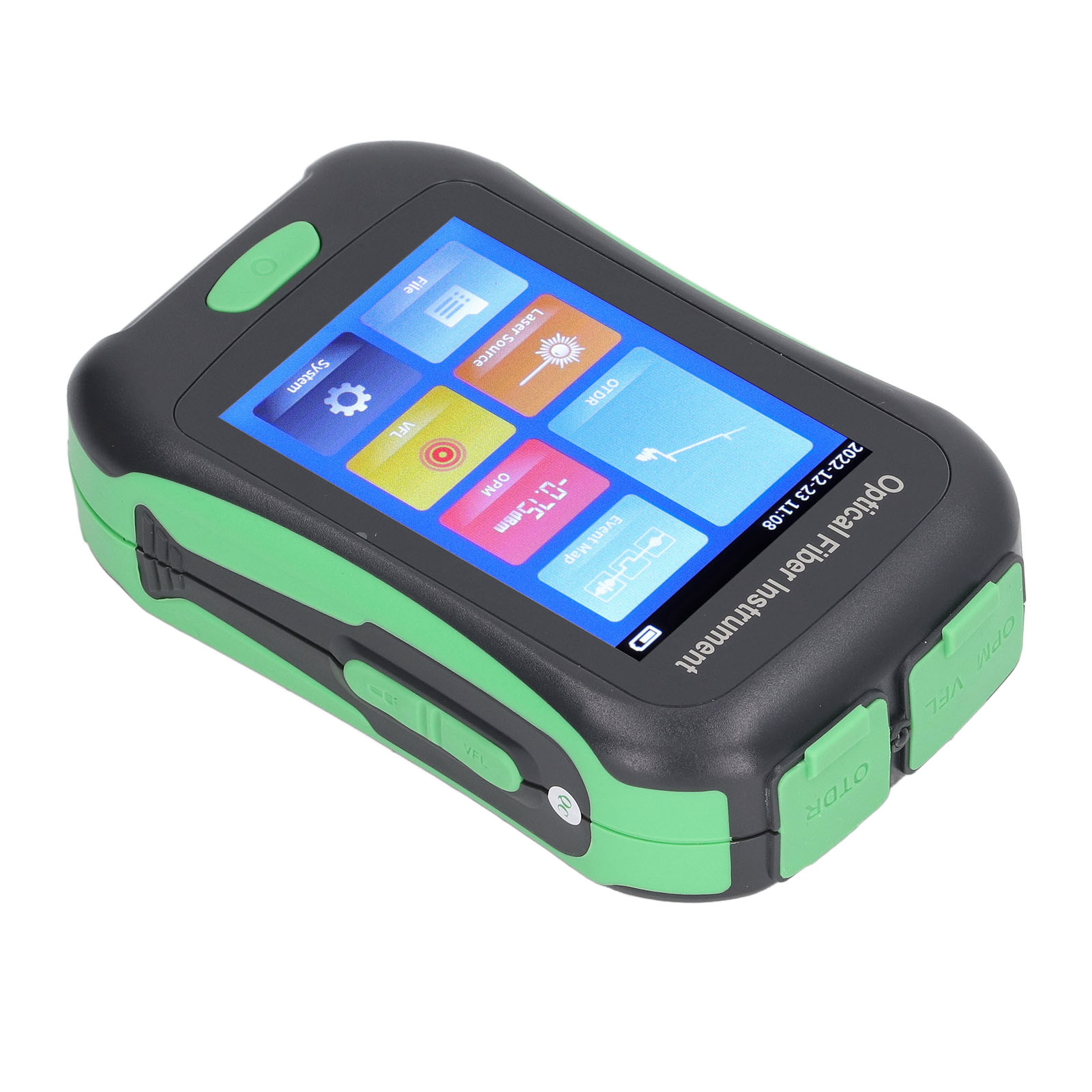 Konvolut Von 3,5-zoll-touchscreen-otdr-faseroptik-testern (1550 Nm, 20 Db) Mit Eu-stecker (100–240 V).