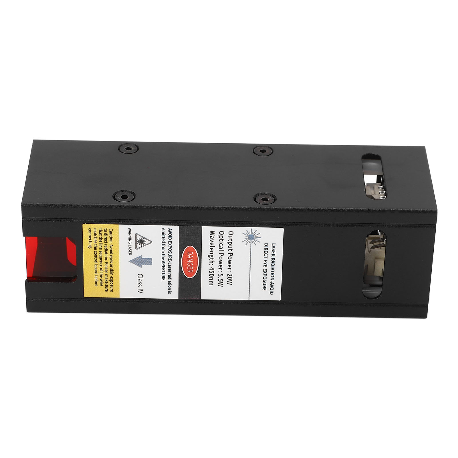 12v 450nm 20w Lasergravurmodul Cnc-schneid- Und Gravierwerkzeug Für Metall Und Pvc