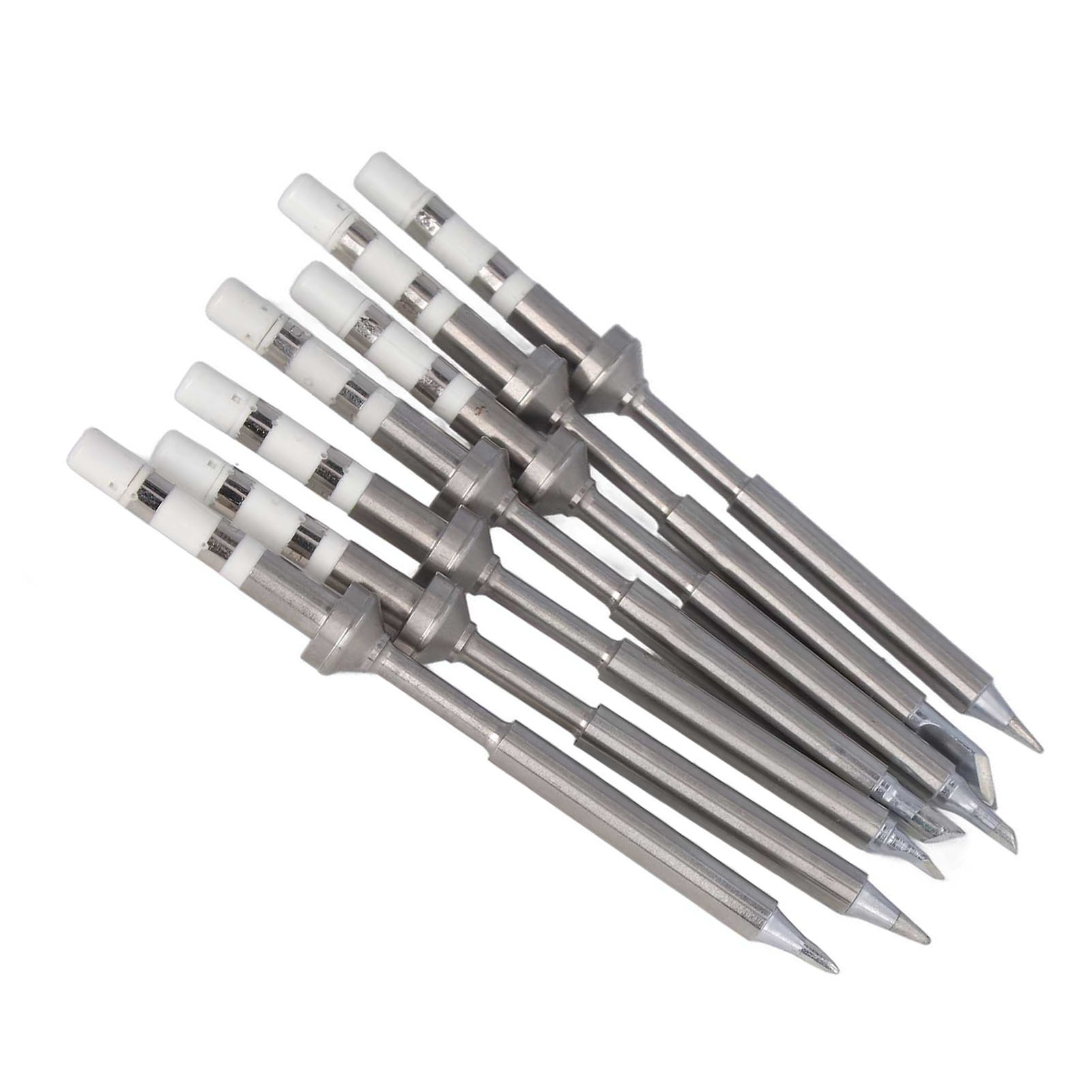 7-teiliges Set Mit Mini-elektro-lötspitzen Aus Edelstahl, 7 Verschiedene Ersatzspitzen Für Miniware Ts100