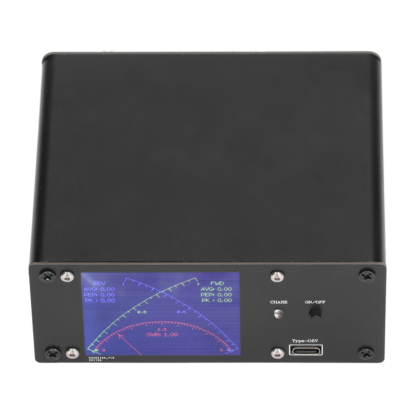 Hf-leistungsmesser 1 Mw–1 Kw, 0,4–60 Mhz, Leistungs-swr, 2,4-zoll-touchscreen, Digitales Kurzwellenmessgerät Für Industrielle Anwendungen