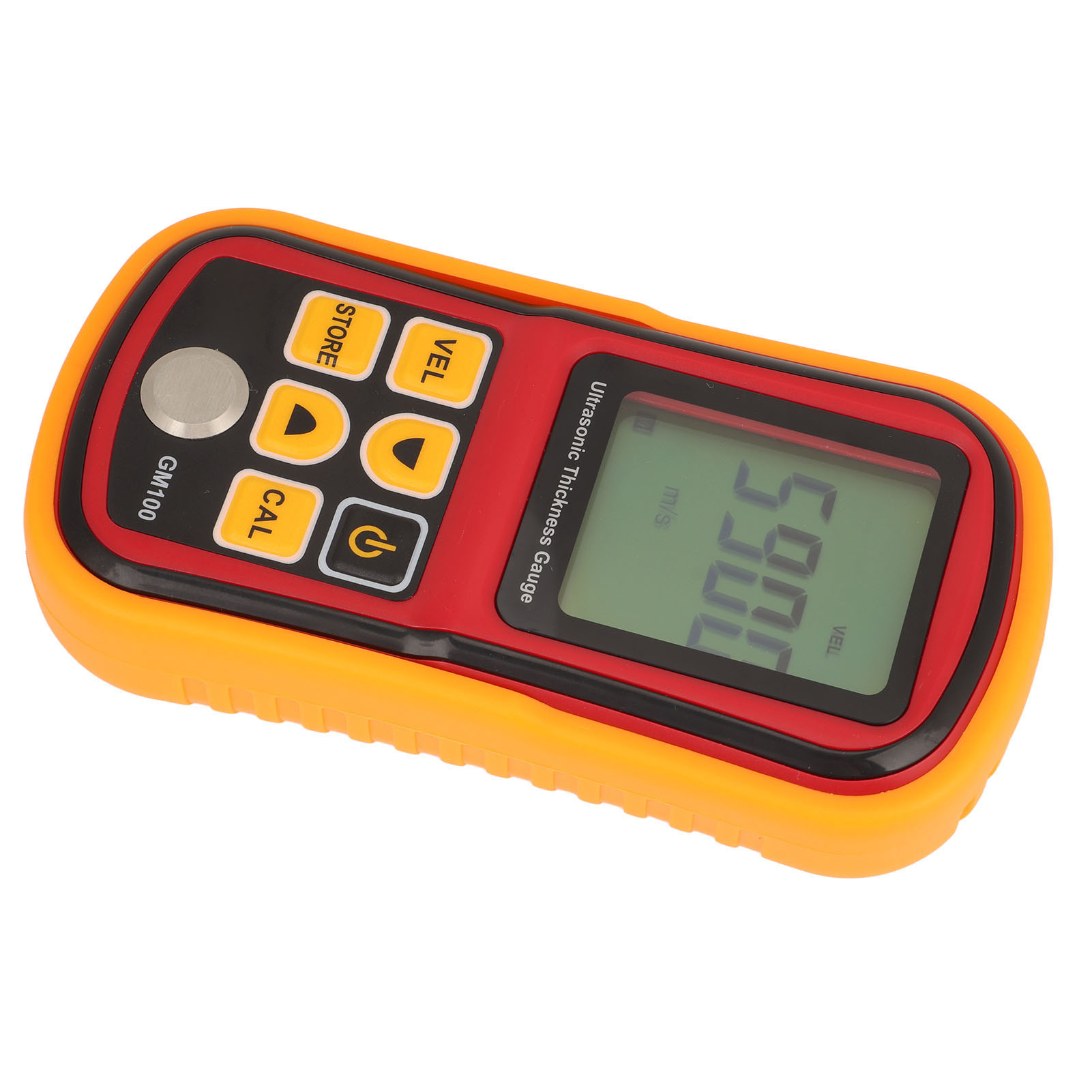 Gm100 Ultraschall-dickenmessgerät, 4-stelliges Lcd-digitaldisplay, 5-mhz-sonde, Tragbares Dickenmessgerät