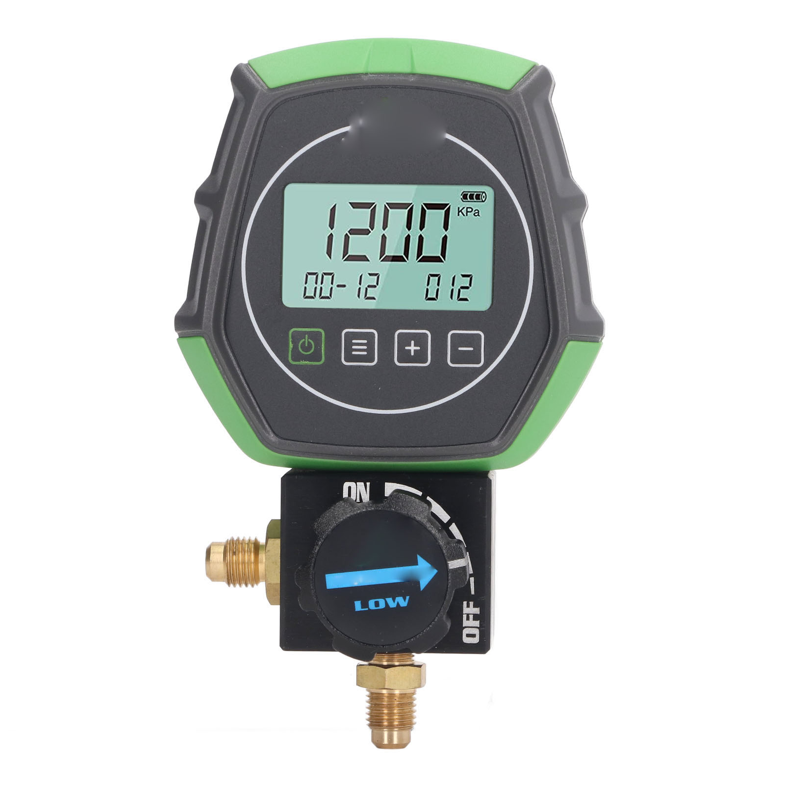 Multifunktionales Digitales Manometer Für Klimaanlagen, Druck- Und Temperaturprüfer, Integriertes Vakuummeter, Kompatibel Mit 90 Kältemitteln.