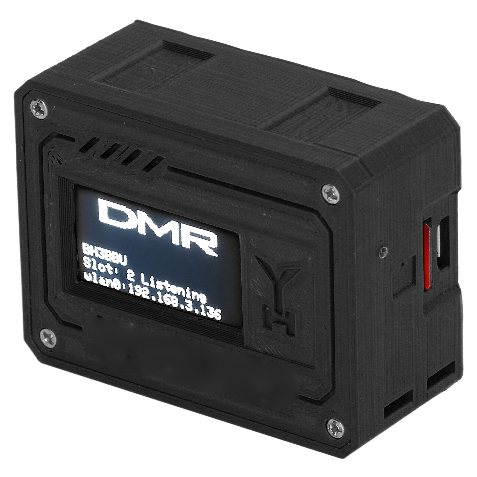 Digitales Duplex-funkgerät Mit 1,3-zoll-oled-bildschirm, Schwarz, Zweiweg-funkmodembox, Tragbarer Transceiver