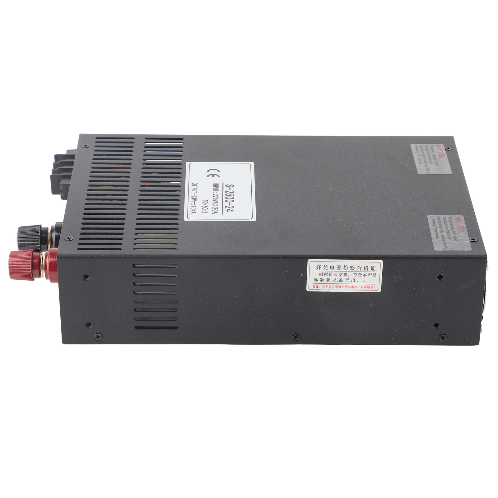 Einstellbares 24v 2500w Schaltnetzteil, Geschirmt Und Isoliert, Für Led Und Automatisierung, Stabilisierte Spannung 220v, Robust Und Zuverlässig.