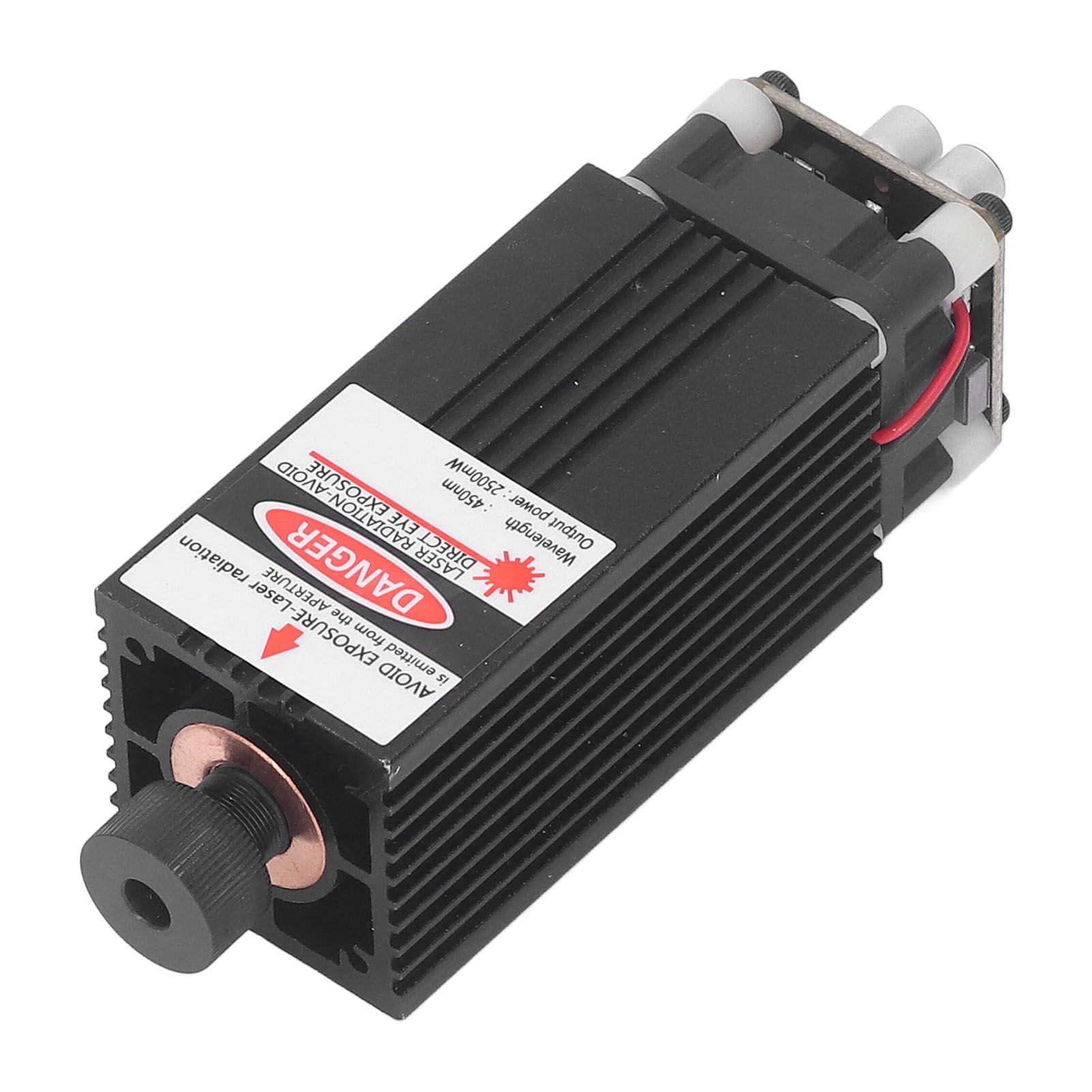 450 Nm 2500 Mw 2,5 W Cnc-lasergravurmodul, Einstellbarer Fokus-schneidkopf, Schnelle Kühlung, 3 Pins, Für Diy-gravierer