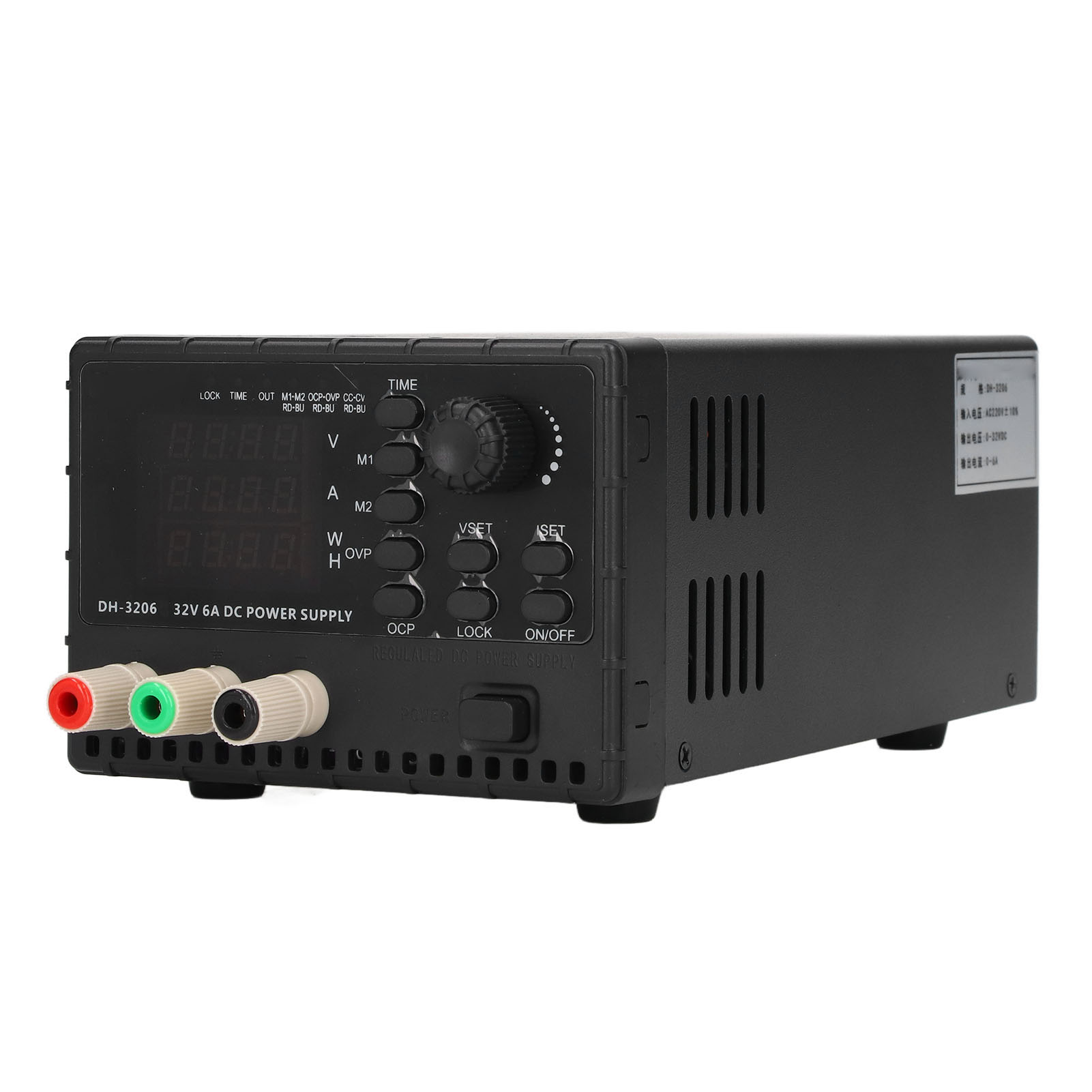 Einstellbares 32-v-gleichstromnetzteil (6 A), 220-v-eingang, 0–32 V, 0–6 A Ausgang, Schaltnetzteil Mit Eu-stecker