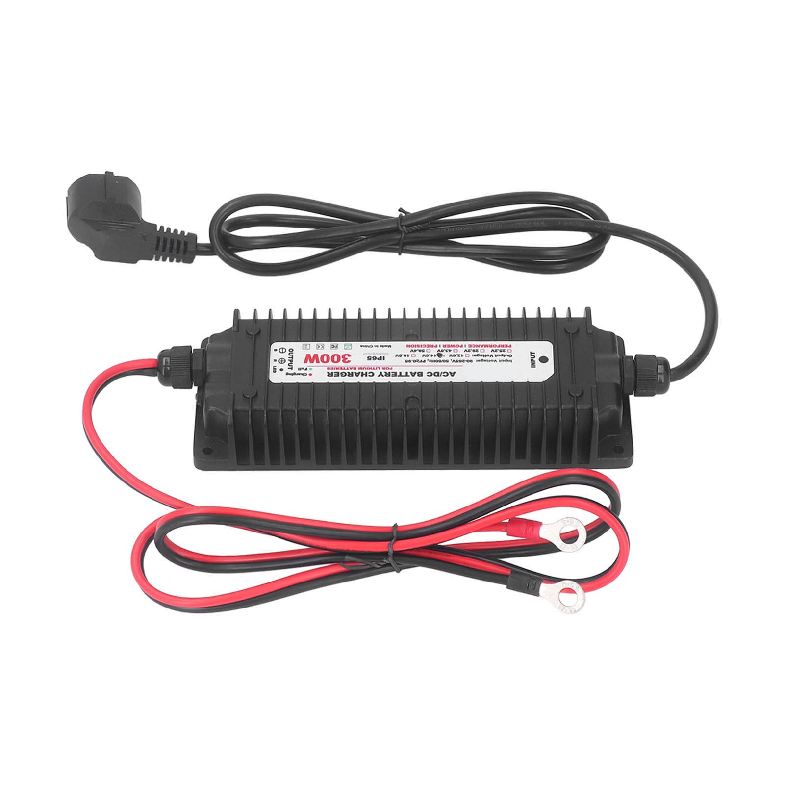 Wasserdichtes 12v/14,6v/20a Lifepo4-akkuladegerät, Aluminium, 90-265v Ac-eingang, Eu-stecker, Dc-ladegerät Für Lithium-batterien