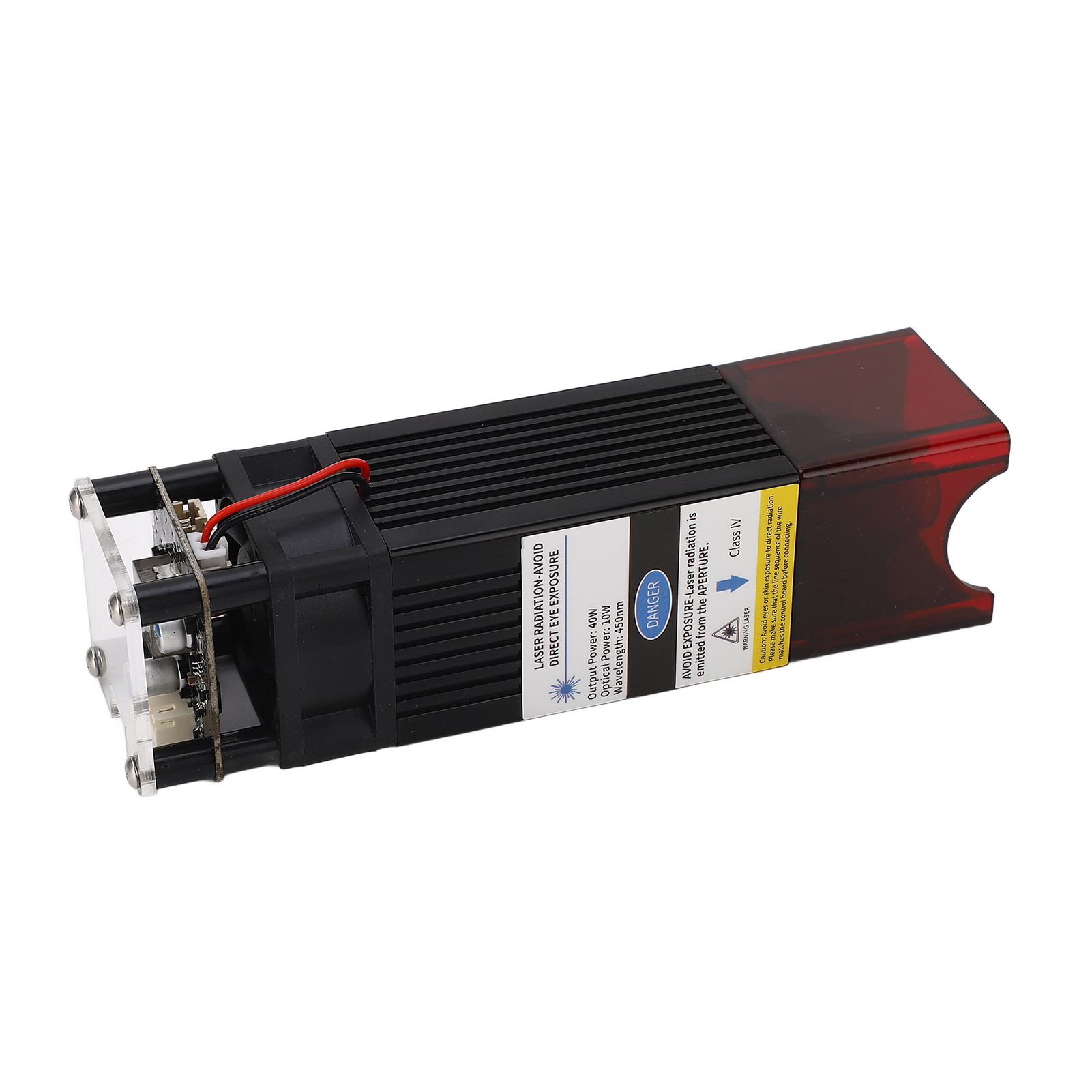 40-w-lasergravurmodul (450 Nm), Hohe Geschwindigkeit, Augenschutz, Leise, Cnc-gesteuert, Präzises Schneiden, 12 V