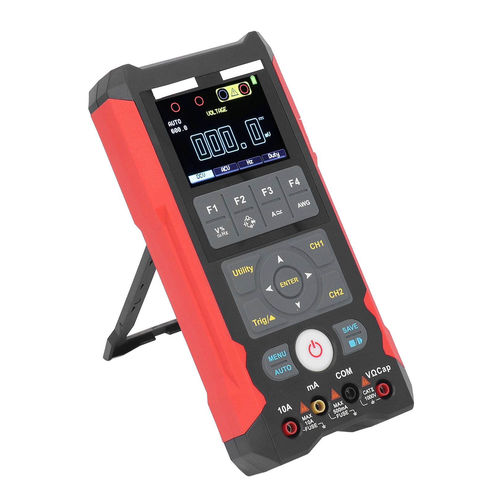 3-in-1 Tragbares Digitalmultimeter Mit Oszilloskop, Signalgenerator Und Wellenformmessung, Eingebautem Akku, Professionelles Elektrisches Testgerät