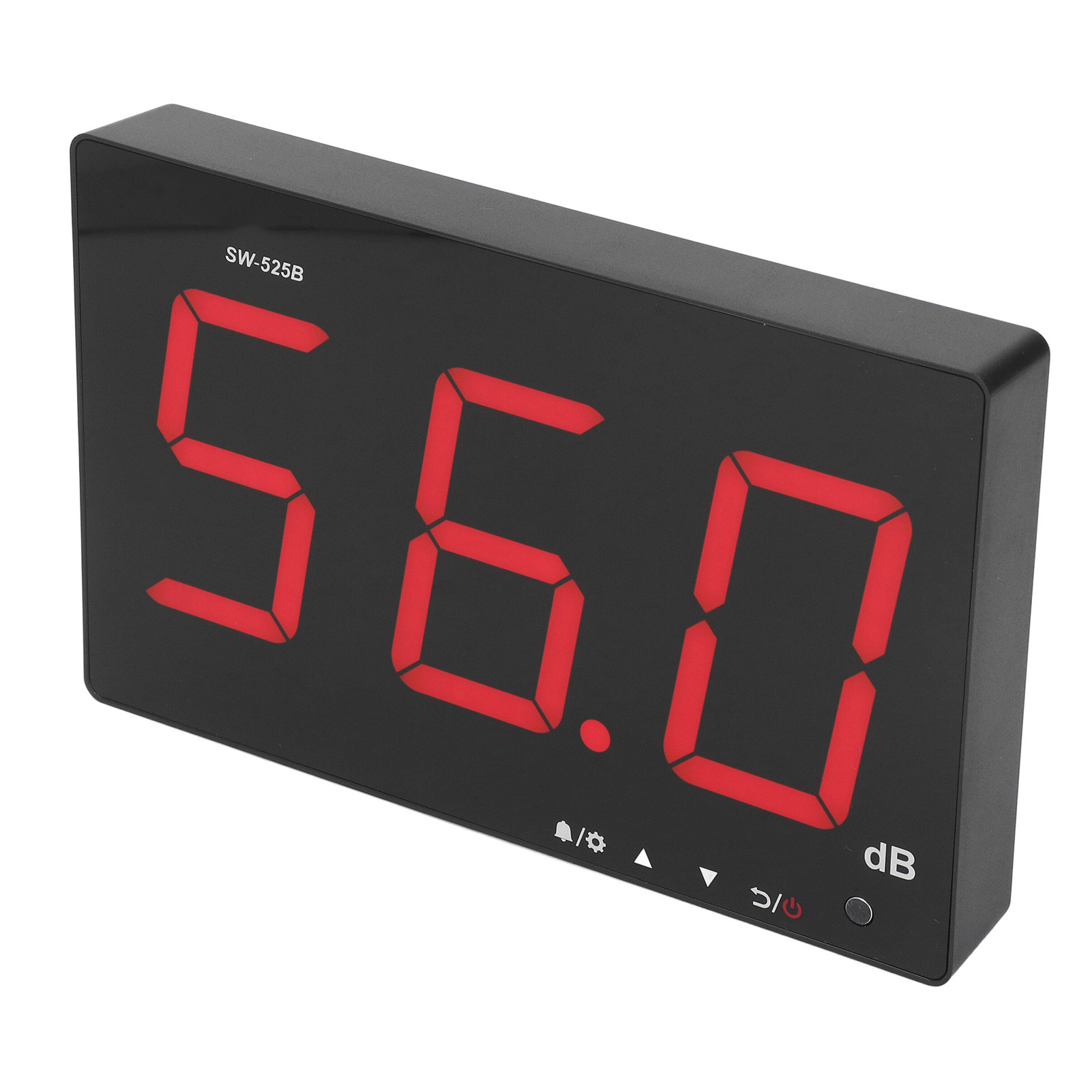 Wandmontiertes Schallpegelmessgerät Mit 9,6-zoll-lcd-display, Messbereich 30–130 Db, Schnelle Ansprechzeit, Geeignet Für Klassenzimmer, Wohnungen Und Straßen.