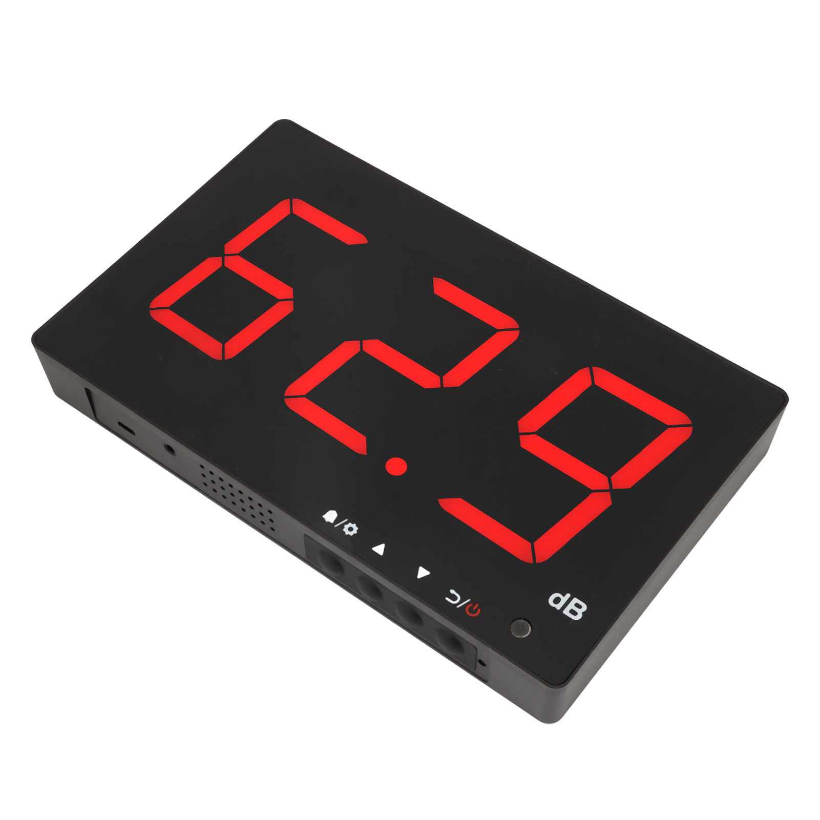 Wandmontiertes Dezibelmessgerät 30-130 Db Mit 24 Cm Lcd-bildschirm, Tisch-schallpegelmesser Zur Messung Von Geräuschpegeln
