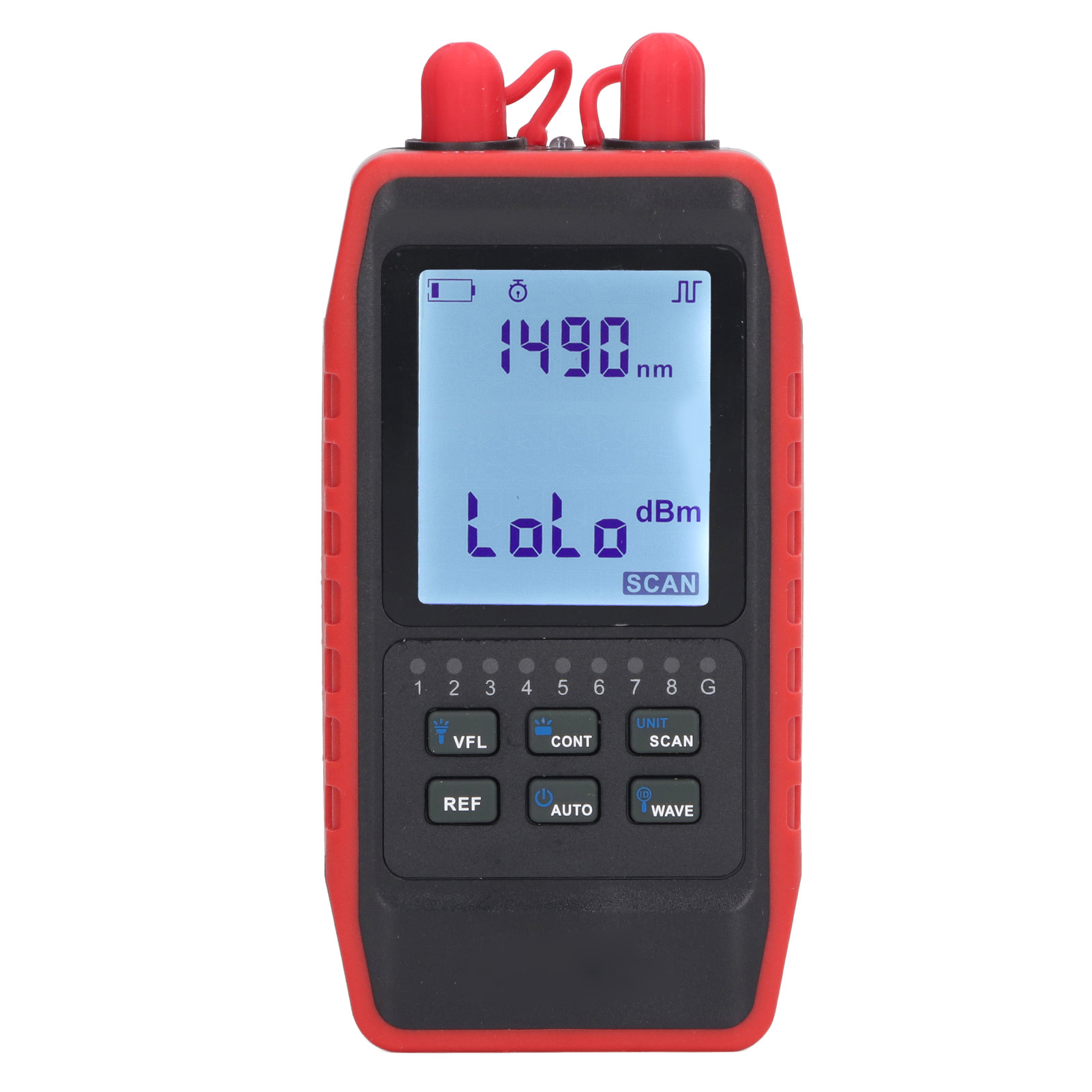 850-1625nm Glasfaserkabeltester, Optisches Leistungsmessgerät Mit Kabeldetektor Und Rotlicht, Netzwerkdiagnosegerät, Glasfaserverbindungstester, Lichtsignalmessgerät.