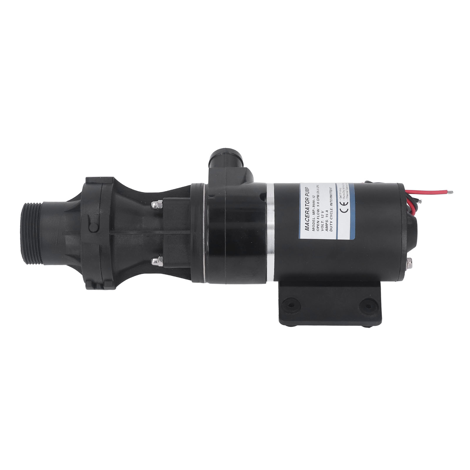 12v Gleichstrom-abwasserpumpe, Selbstansaugend, Geräuscharm, Für Wohnmobile, Boote, Schiffe, Toiletten, Landwirtschaft, Schwarzwasserentsorgung.