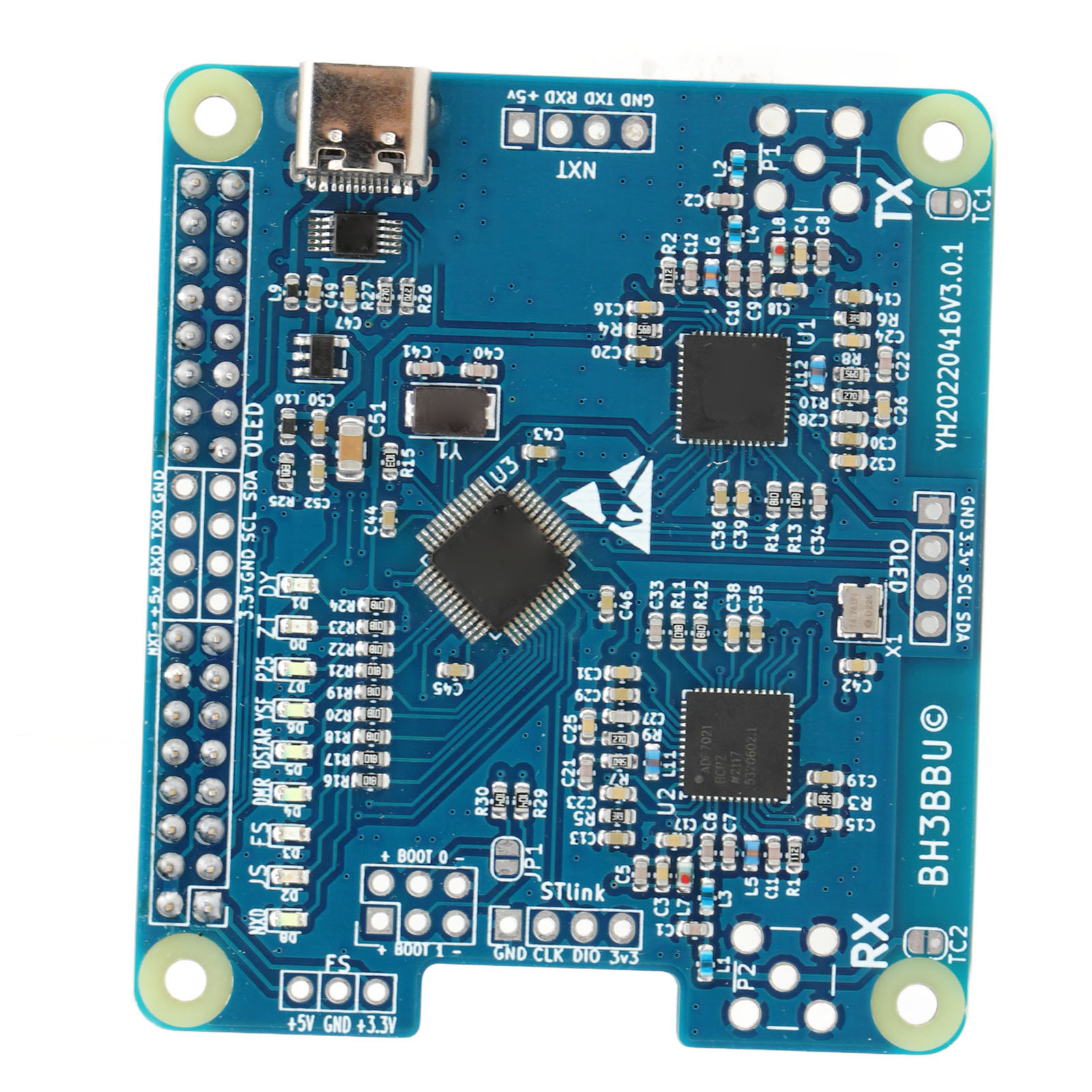 Hotspot U-band 20mw Mmdvm Duplex-modul Mit Geringer Wärmeentwicklung Und Mehreren Betriebsmodi Für Raspberry Pi