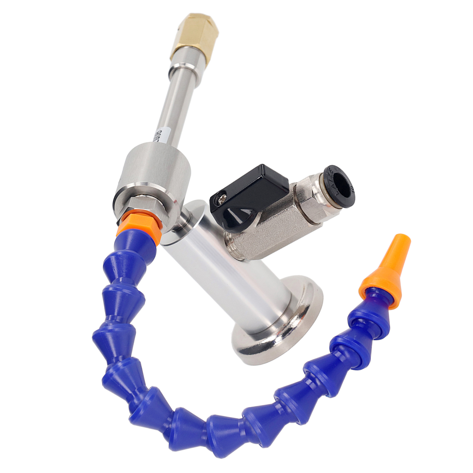 Professionelle 7-bar-520-btu-28-mm-vortex-kaltluftpistole Mit Flexiblem Schlauch Und Kompressorzubehör