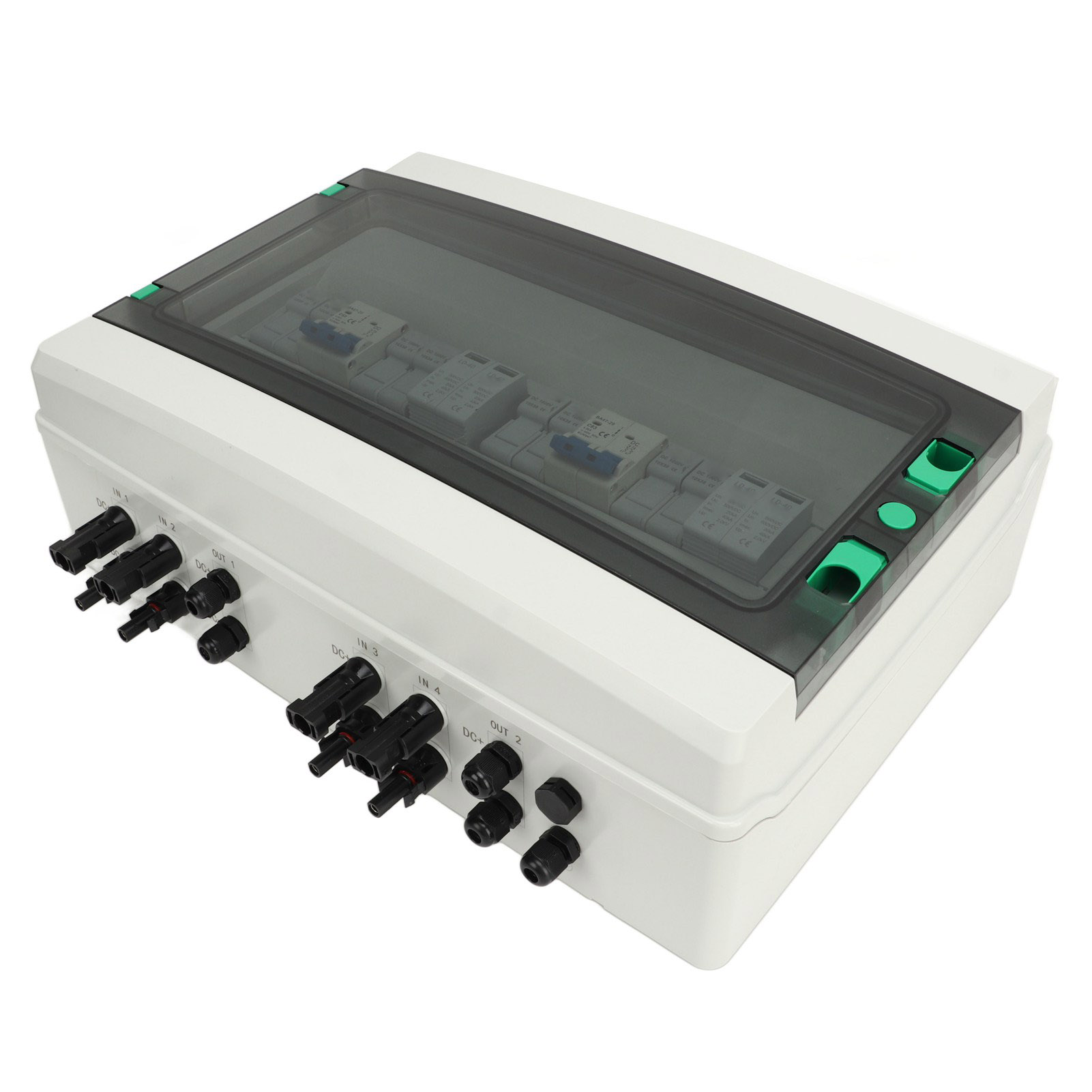 4-eingangs-2-ausgangs-solar-pv-kombinationsbox, Dc 1000 V, Ip65, Wandmontage, Wasserdichtes Photovoltaikgehäuse