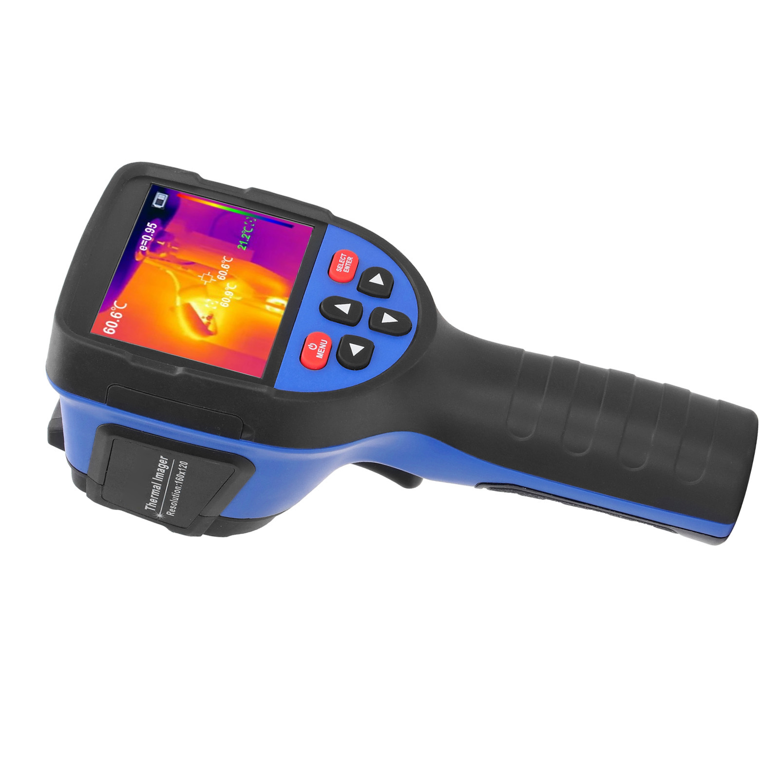 Tragbare Wärmebildkamera 160x120, Hochauflösendes Infrarot 0,3 Mp, Optisches Thermometer Für Sichtbares Licht, Handtemperaturmessgerät