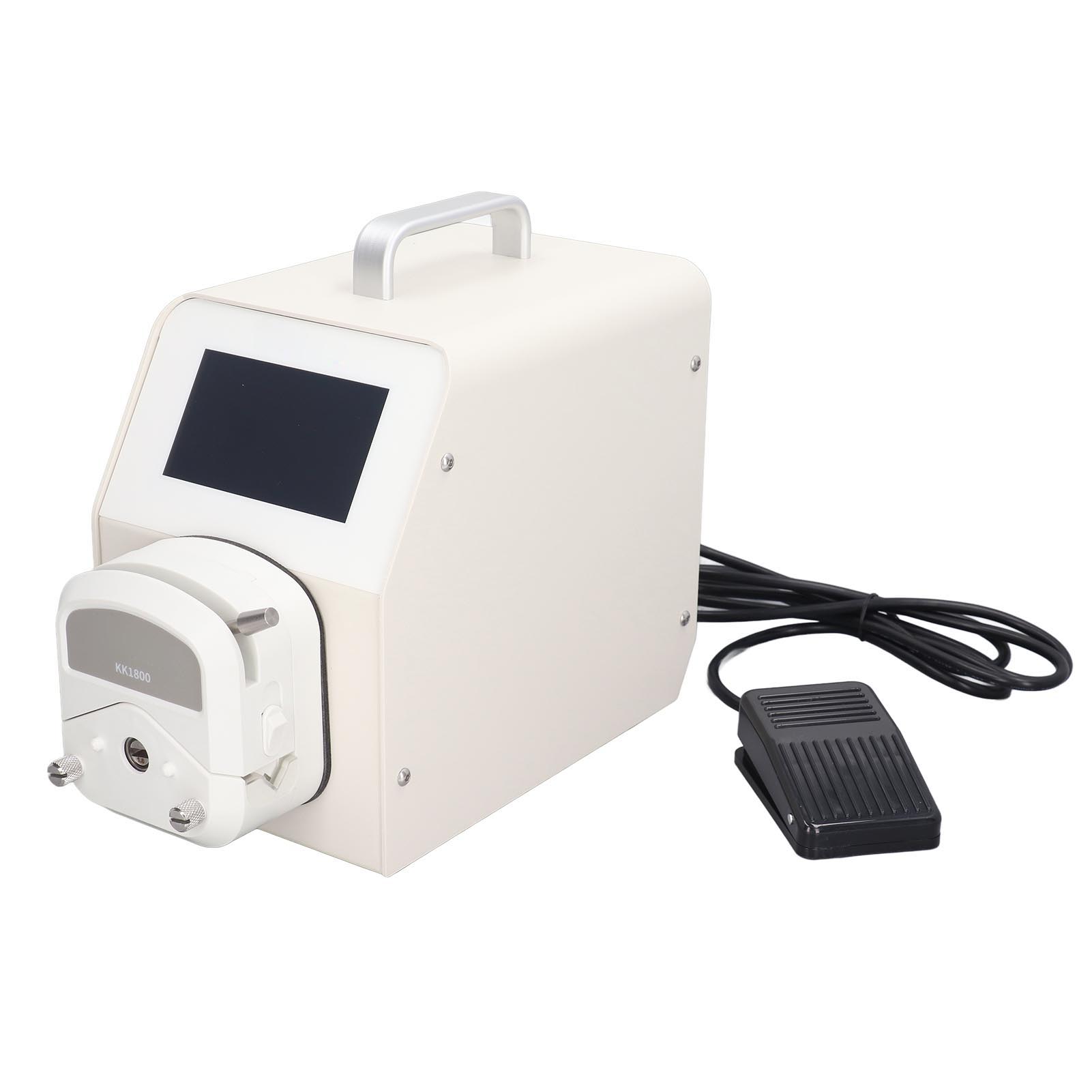 Hochleistungs-schlauchpumpe Mit Wlan-anbindung, 3 Rotoren, Fußpedal, Touchscreen, Schrittmotor, Dosierpumpe, 100–240 V Eu-stecker