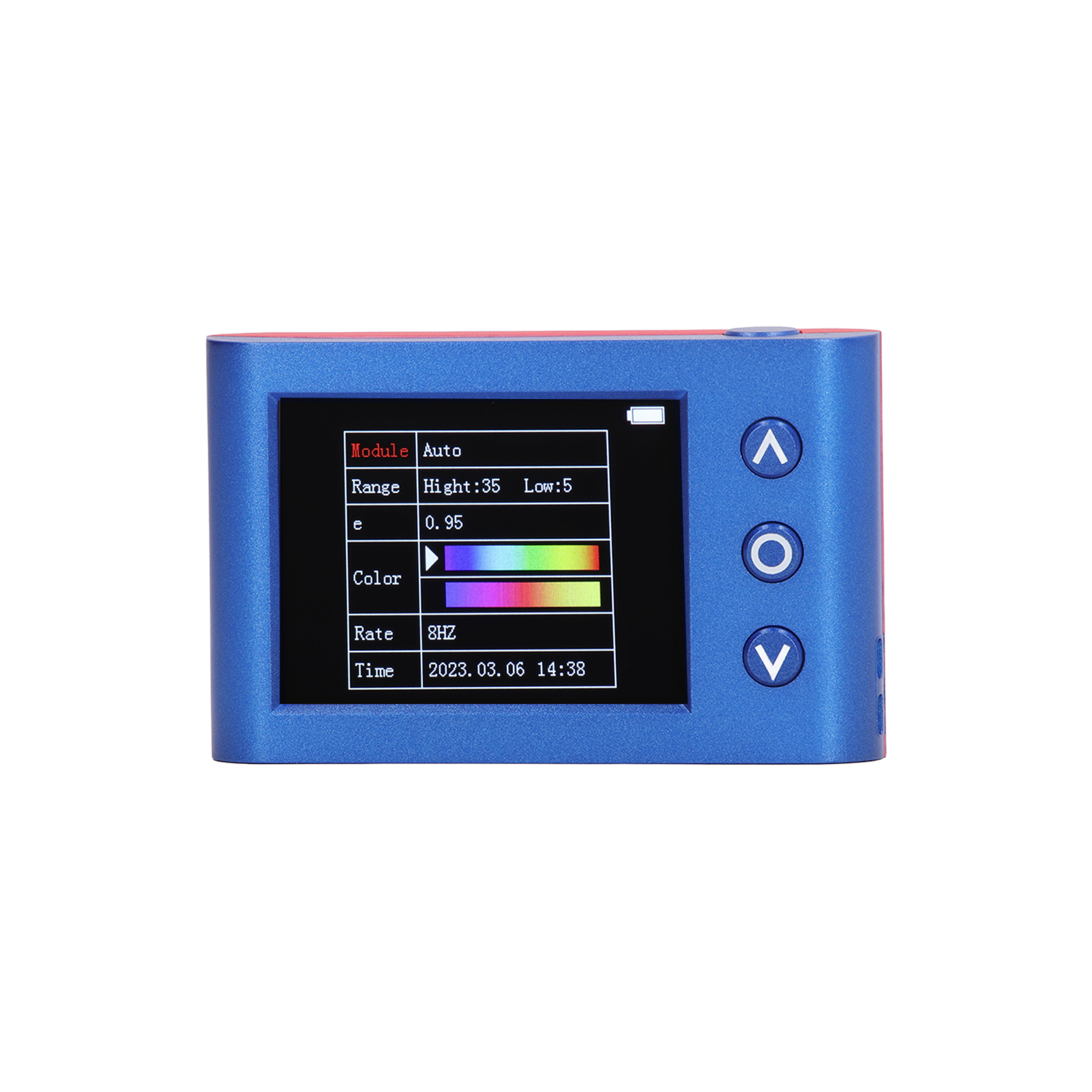 Tragbare 2,4-zoll-infrarot-wärmebildkamera, 320x240-lcd-bildschirm, 8-hz-wärmebildgebung, Micro-usb-schnittstelle, Handliches Wärmebild-diagnosegerät