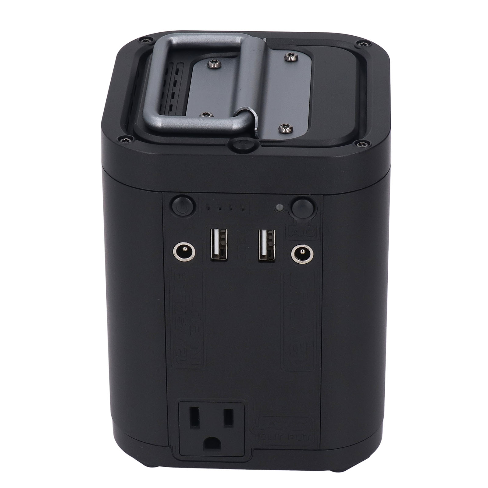 Tragbare 99-wh-powerstation, Mobiler Lithium-ionen-solargenerator Mit Steckdosen Für Wohnmobile, Eu-stecker 110–240 V, Universalstecker 220 V 50 Hz, Schwarz