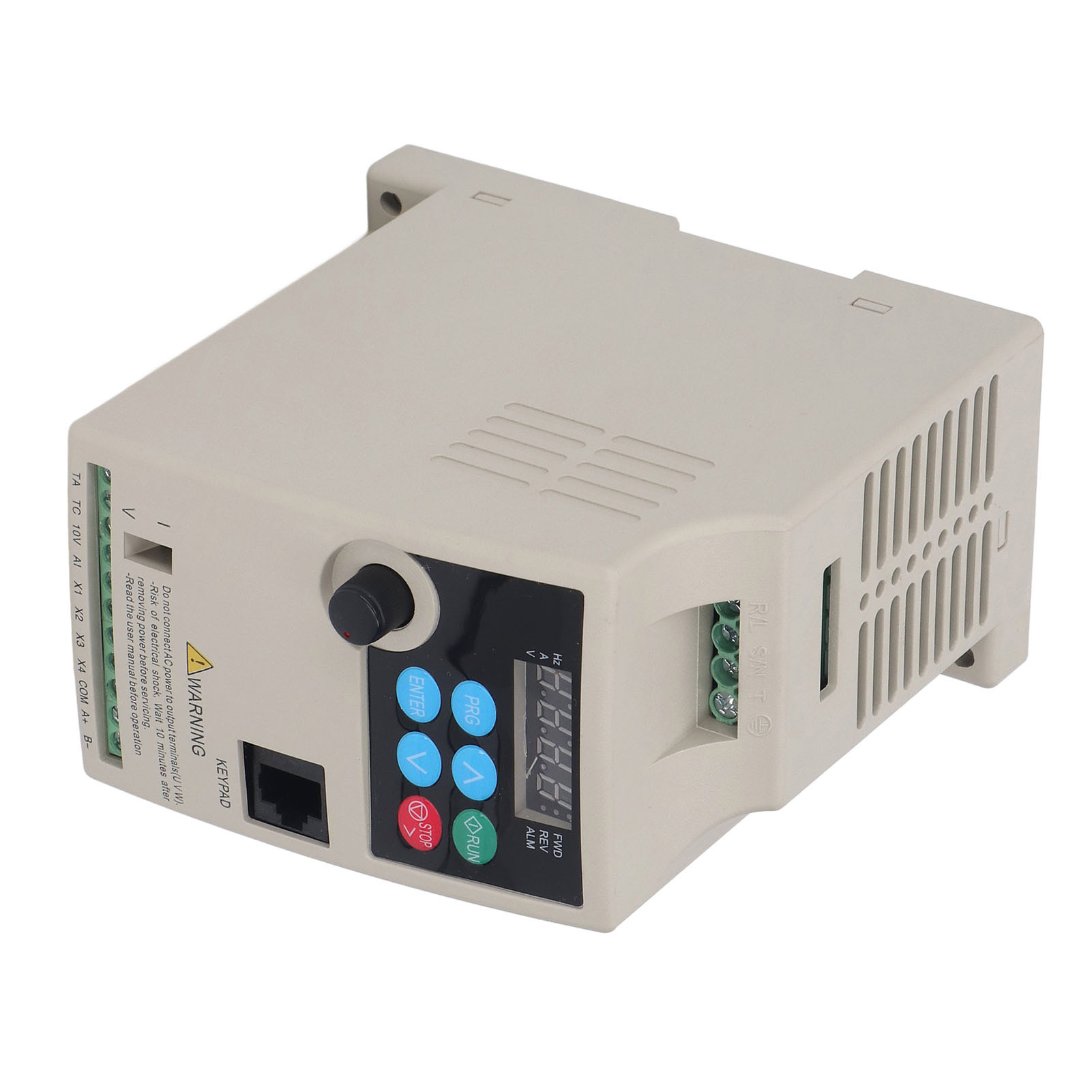 0,4 Kw Frequenzumrichter, 1 Eingang, 3 Ausgänge, Mini-umrichter Mit Digitaler Led-anzeige, Eingangsspannung 220 V, Ausgang 0-220 V, Kompakter Umrichter Für Einphasenmotoren.