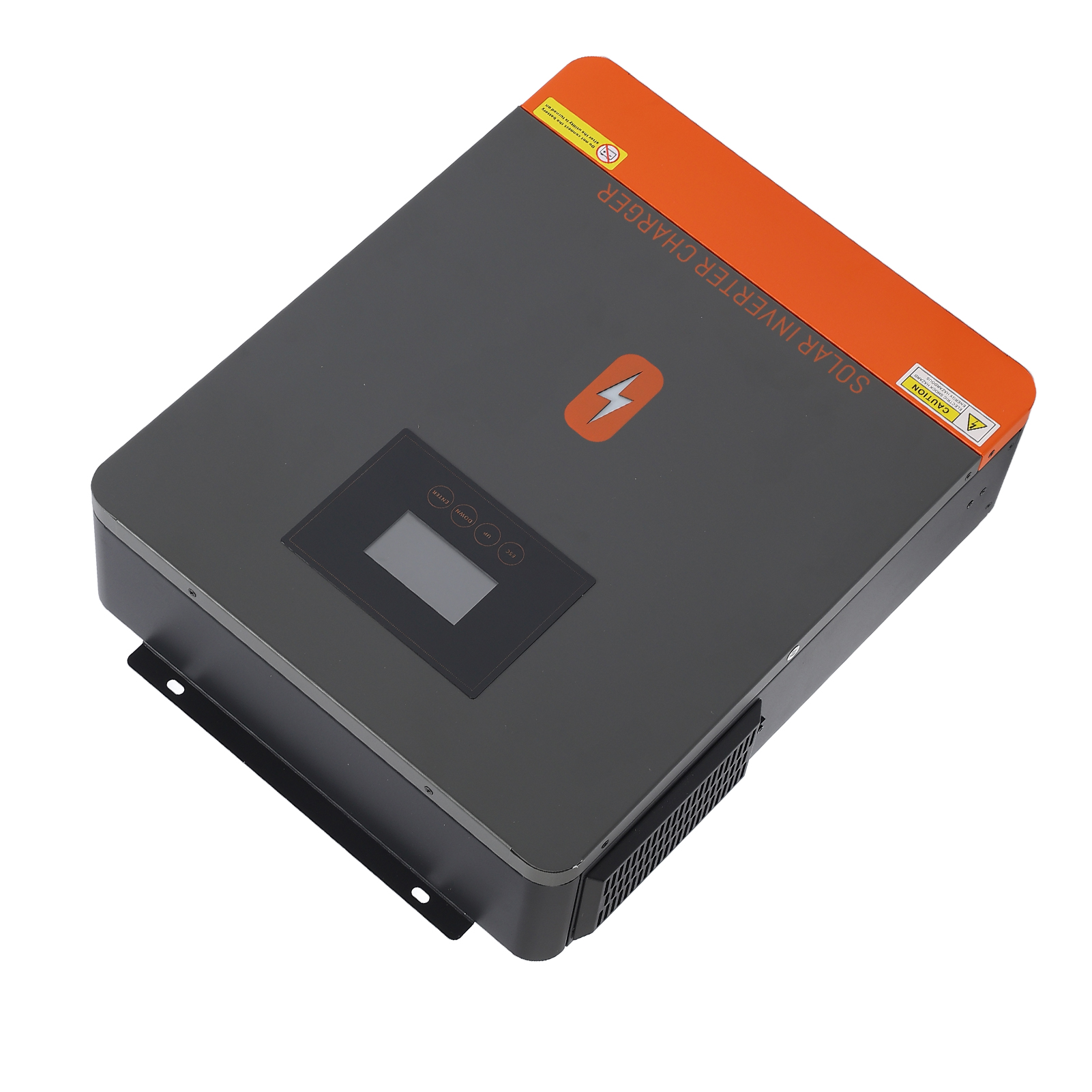 Powmr 3600w 24v 120a Hybrid-solarwechselrichter Mit Mppt-laderegler Und Integriertem Regler, Netzunabhängig Und Netzgekoppelt