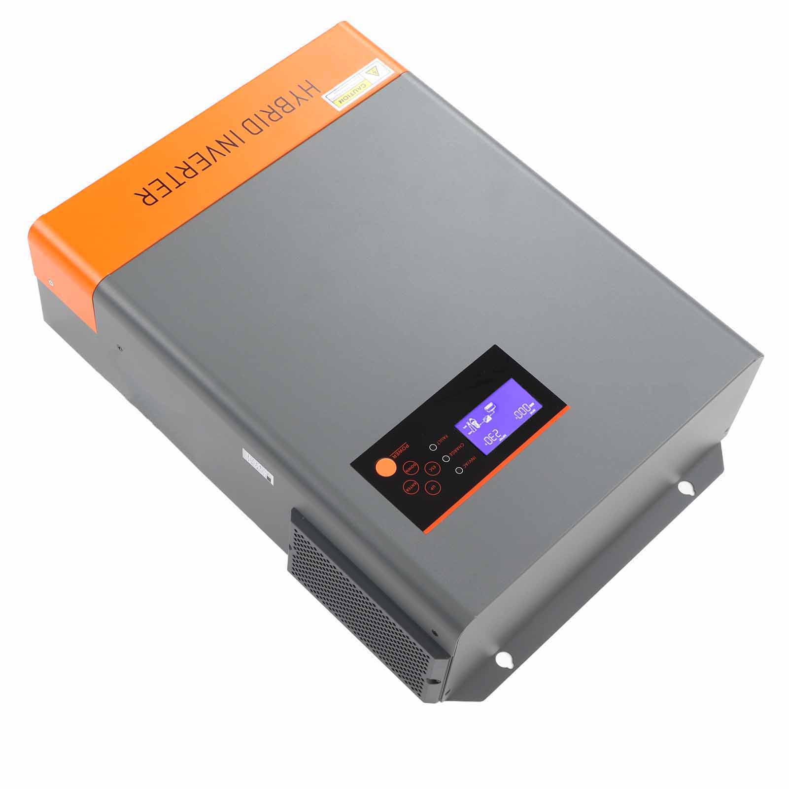 5500-w-hybrid-solarwechselrichter, Netzgekoppelt Mit Rückflussverhinderung, Led-anzeige, Lcd-bildschirm, 500 V 100 A Mppt, Betrieb Im Netzgekoppelten Oder Netzunabhängigen Modus