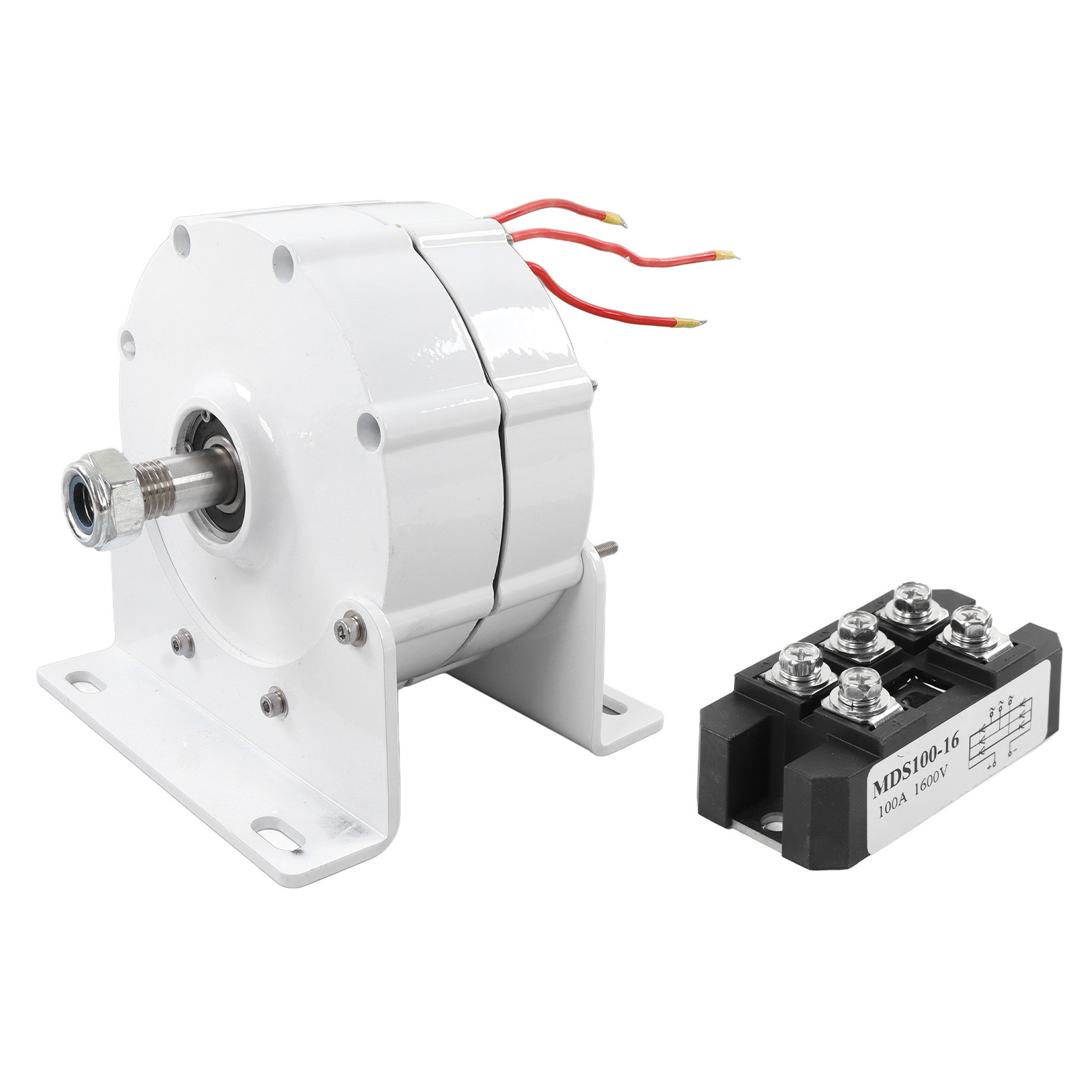 3-phasen-600-w-permanentmagnetgenerator, Bürstenlos Und Getriebelos, Seltenerdmagnet Ndfeb, Mit Gleichrichtersockel Für 12-v-windkraftanlagen