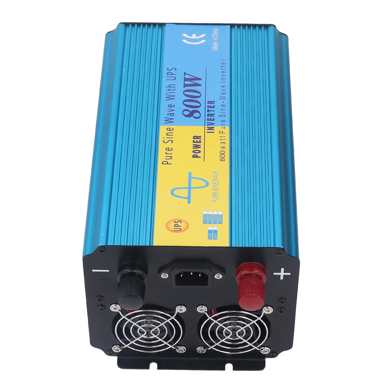 800-w-sinus-wechselrichter, 1600 W Spitzenleistung, 24-v-dc-eingang, Usb-anschluss, Lcd-display, Netzunabhängiger Kfz-wechselrichter, Eu-stecker, 230-v-ac-ausgang
