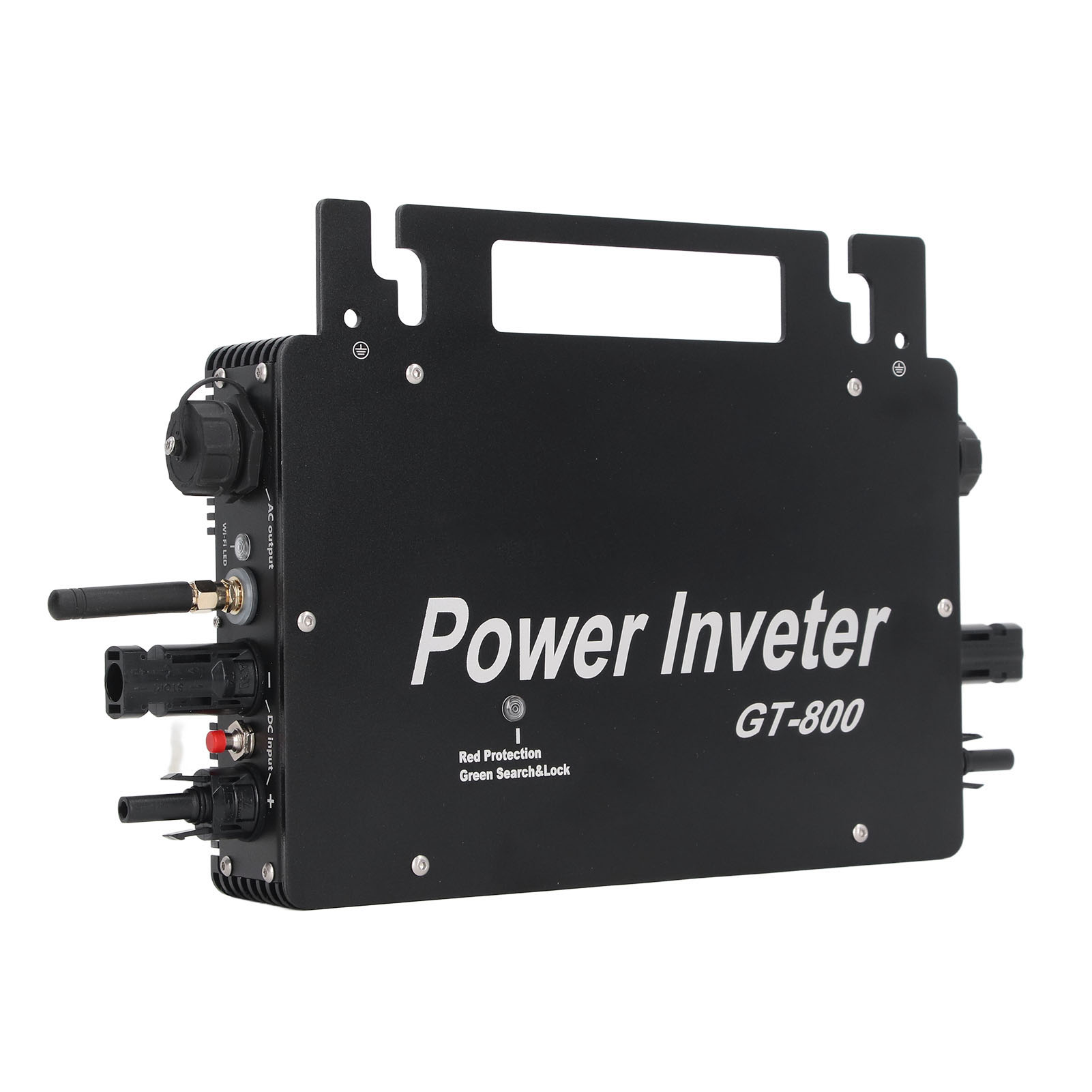 Einphasiger Dc/ac-solarwechselrichter, Netzgekoppelter Mikro-wechselrichter, Wifi-steuerung, 230v Eu-stecker, Intelligente Leistungsüberwachung.
