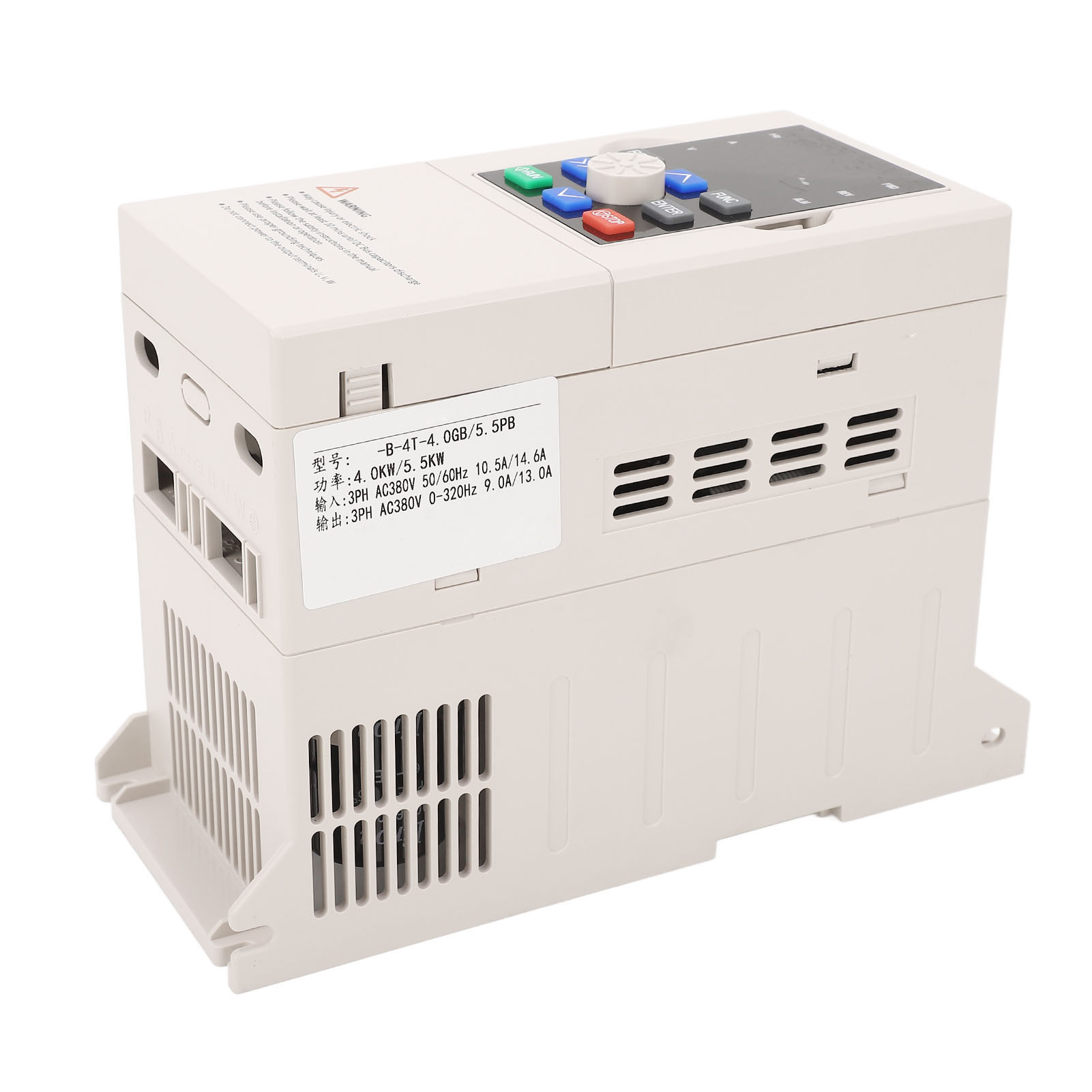 4kw 5,5kw Frequenzumrichter, Dreiphasiger Ac380v 50/60hz Umrichter, 0-320hz Ausgang, Industrieller Drehzahlregler, 3ph Frequenzregler, Induktionsmotor, Präzise Steuerung, 2 Größen Verfügbar.