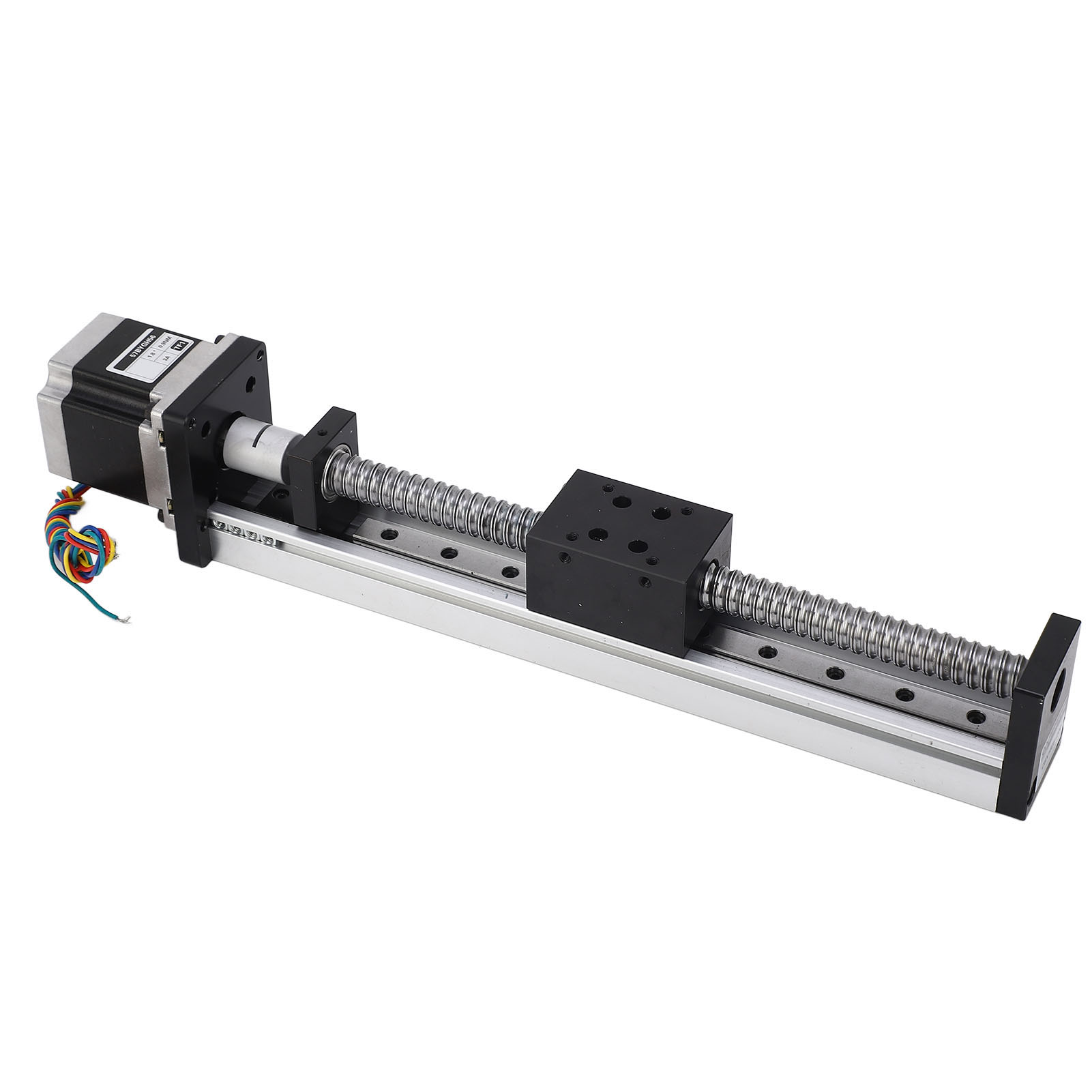 Lineartisch Mit Kugelgewindetrieb (200 Mm Hub), 16-mm-translationsachse, Motorisierter Schiebetisch, Hohe Tragfähigkeit, Präzisions-linearantrieb