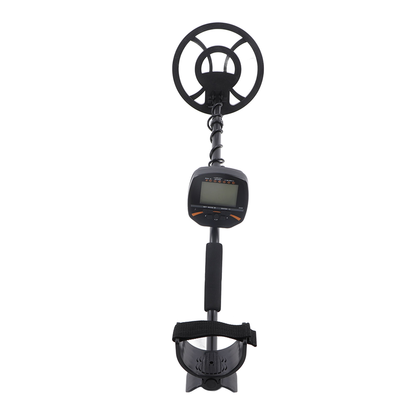 Tragbarer Handmetalldetektor Mit Lcd-bildschirm, Untergrundsuche, Silberspule, Bodensuchgerät, Schatzsuche