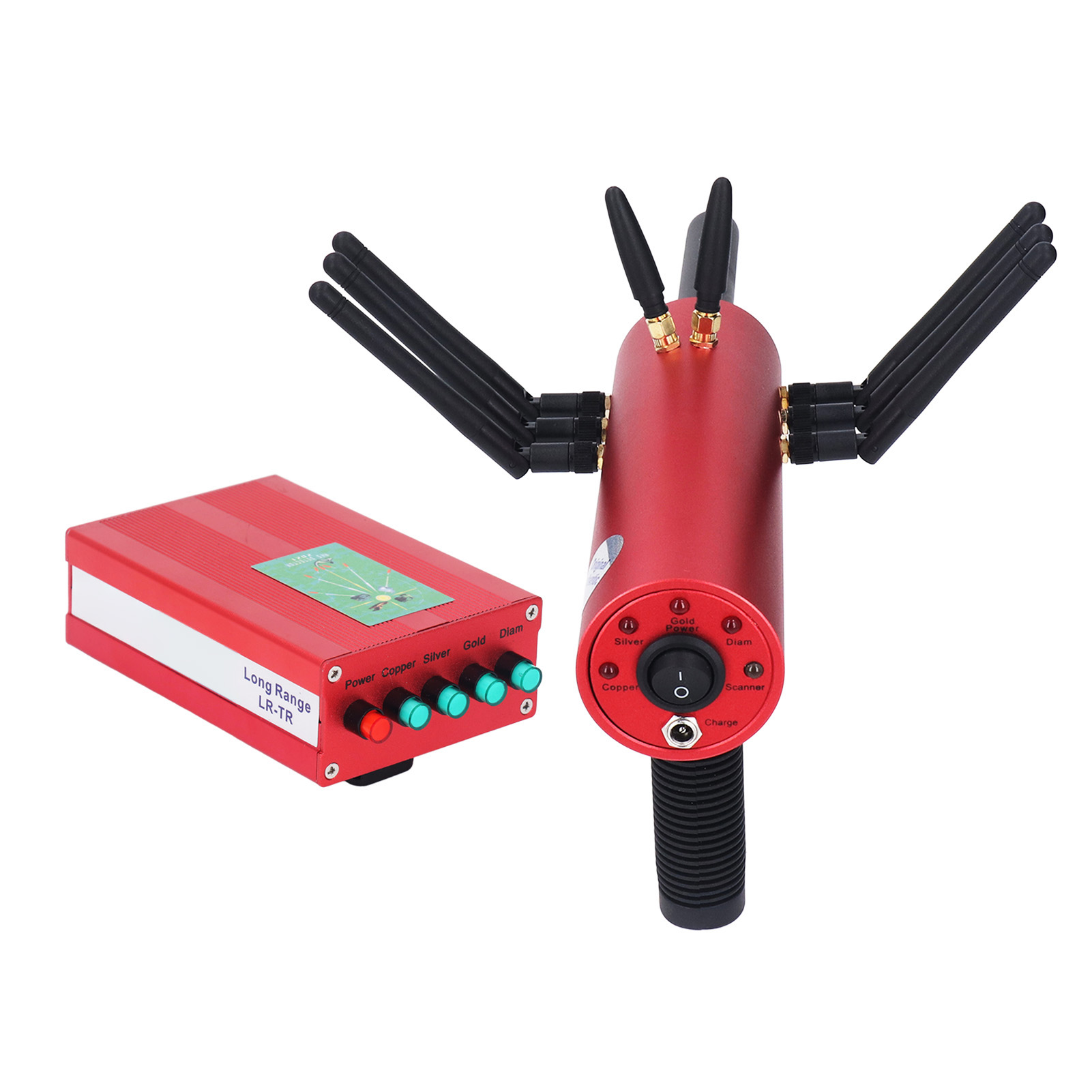 Hochpräziser, Tragbarer Metalldetektor, Gold- Und Schmuckfinder, Ergonomischer Griff, 100–240-v-netzteil Mit Eu-stecker