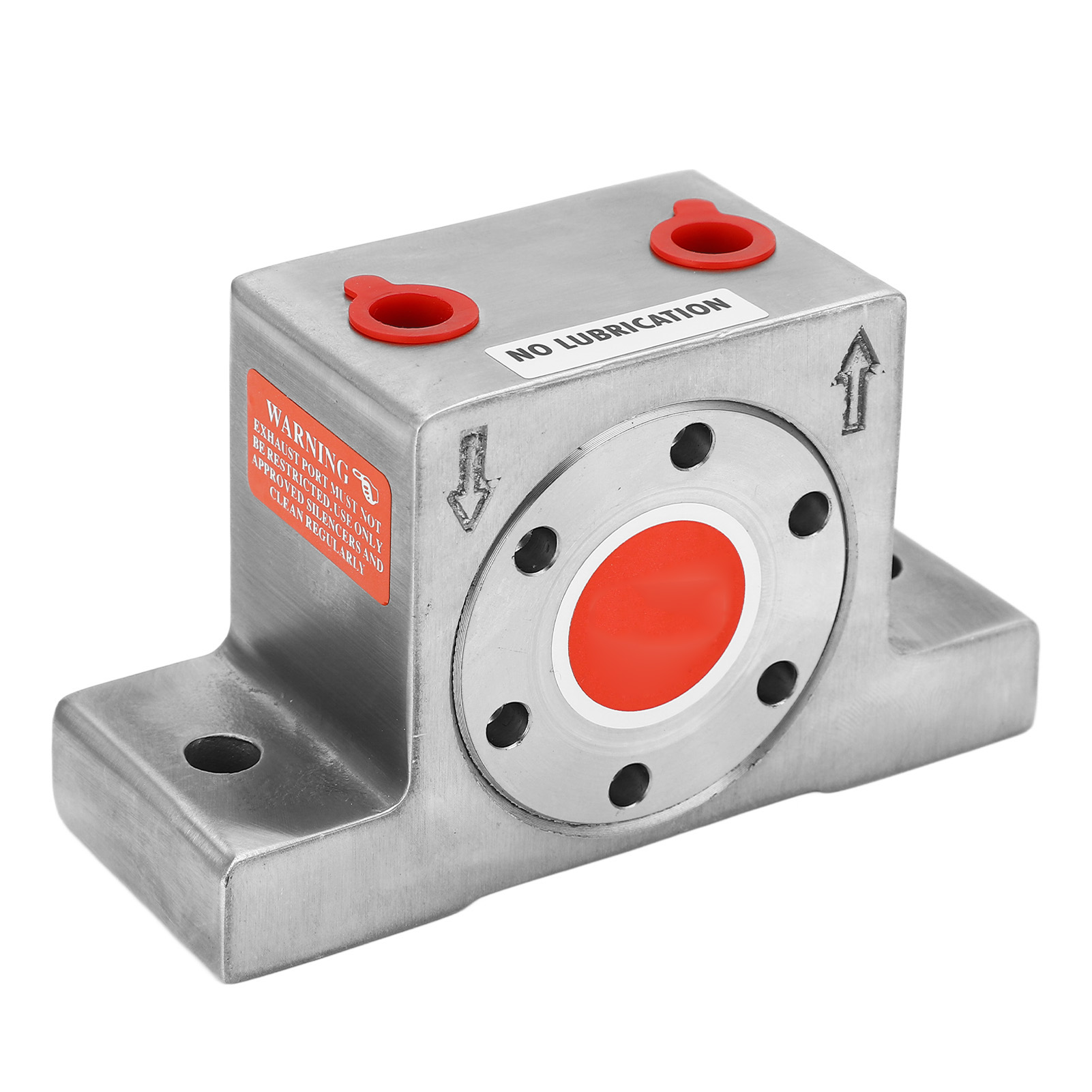G1/4-zoll-edelstahl-pneumatikturbinenvibrator Mit Schalldämpfer Zum Verdichten Und Entwässern Von Materialien