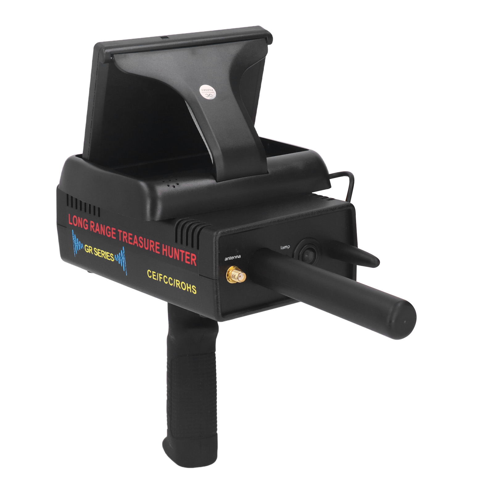 Professioneller 3d-metalldetektor Mit Extrem Hoher Reichweite, Hoher Präzision, Klappbarem Display, 100–240 V Wechselstromnetzteil Und Eu-stecker