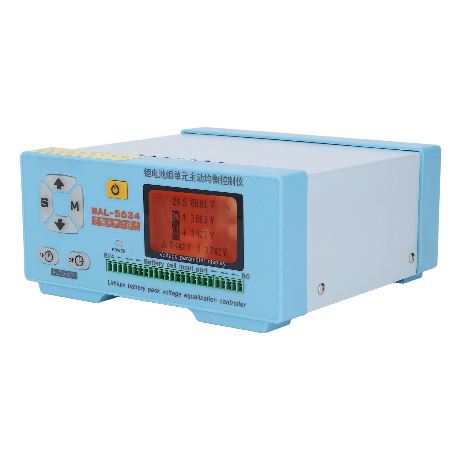 Lithium-batterietester Für 2 Bis 24 Zellen, Ausgleichsregler, Max. 5 A Ausgleichsstrom, 110–220 V Wechselstromstecker (eu)