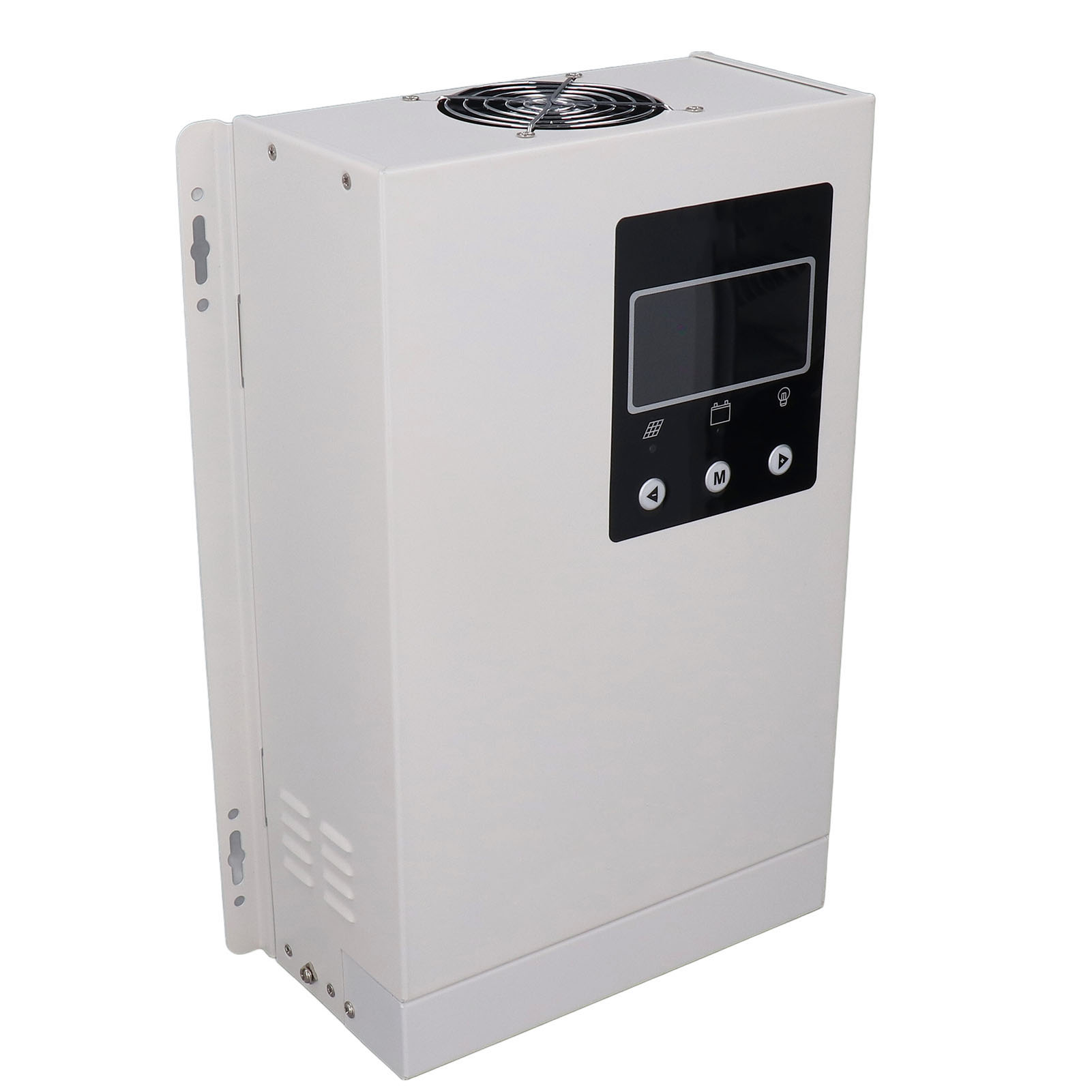 Intelligenter Mppt-solarladeregler (80 A, 12 V, 24 V, 36 V, 48 V), Aluminiumlegierung, Verschiedene Lademodi, Bluetooth-fähig Mit Lcd-bildschirm, Für Photovoltaikanlagen