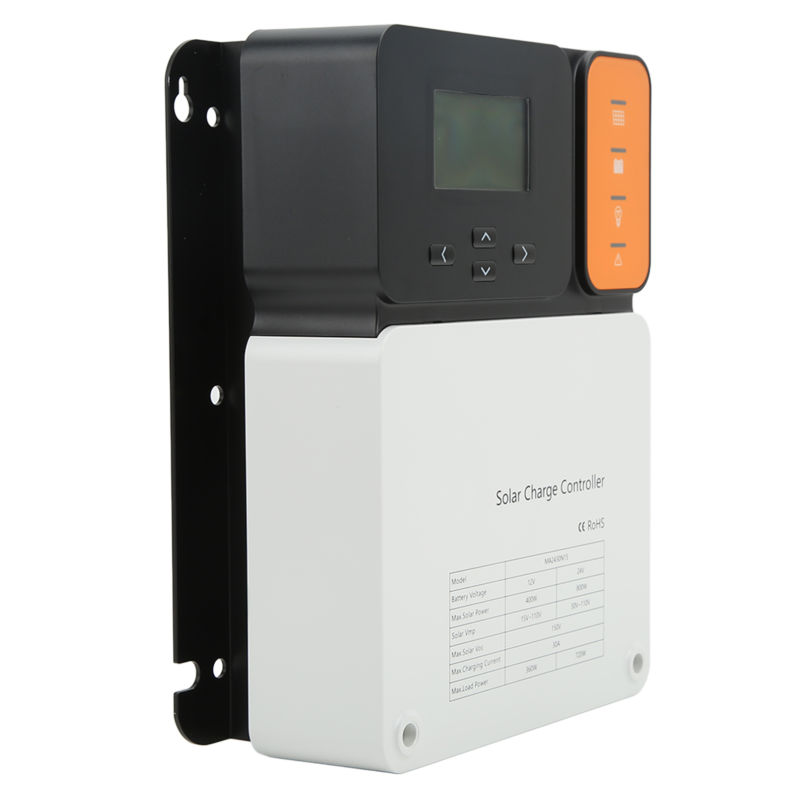 30a 12v/24v Mppt-solarladeregler, Batterieladeregler Mit Entladeschutz Und Intelligenter Ladefunktion