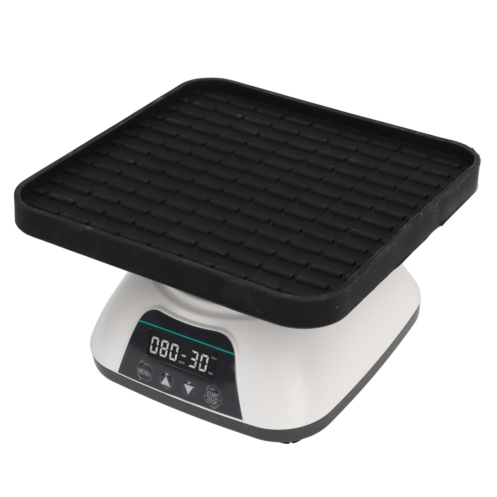 Digitaler Orbitalschüttler Mit Digitalanzeige, 10° Neigung, Einstellbarer Drehzahl (20–80 U/min), Timer (10 S–99 Min), 0,8 Kg Tragkraft, Rütteltisch, 100–240 V Eu-stecker