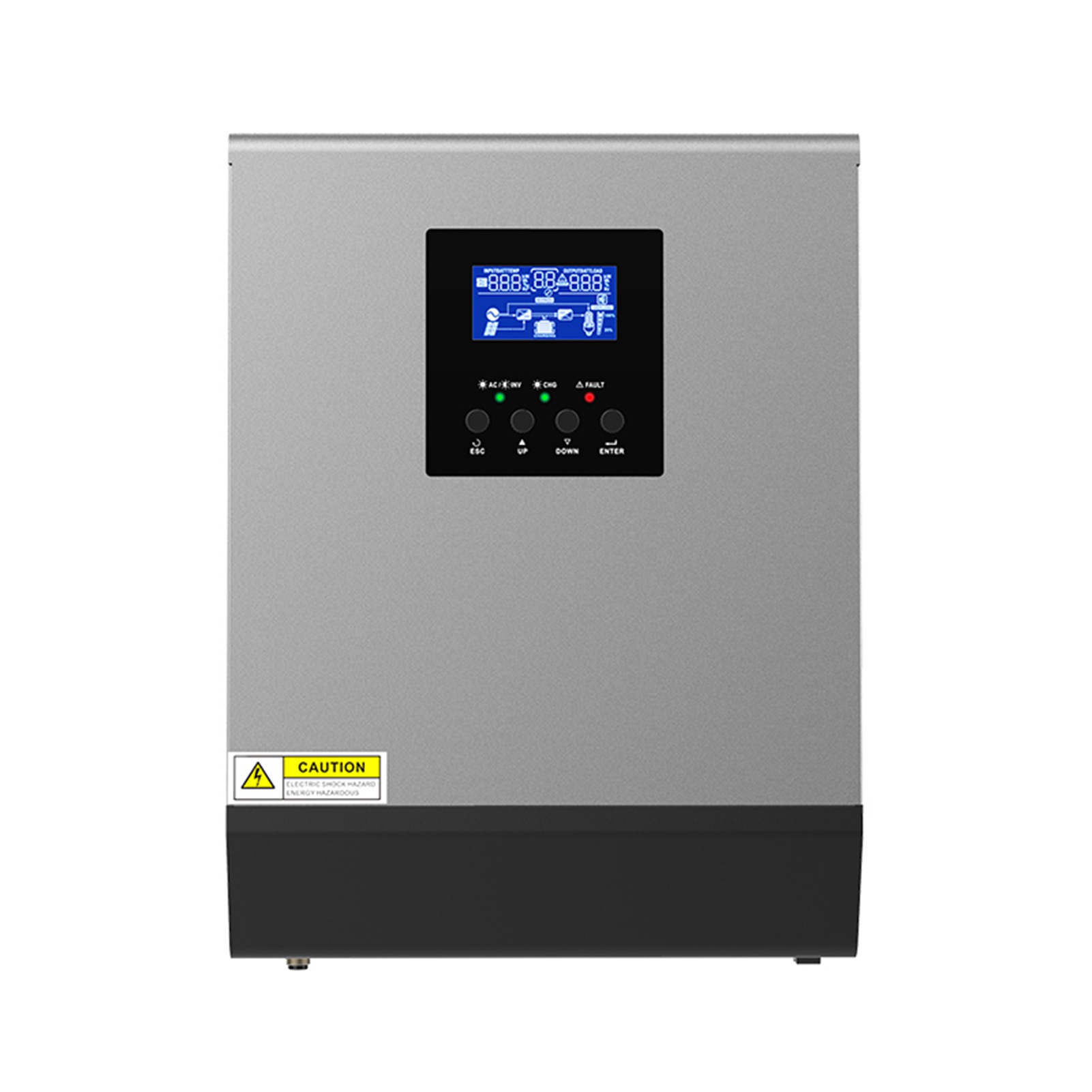 0,8 Kw Hybrid-solarwechselrichter Ac 230 V Photovoltaik-pv-laderegler Für Haus Und Büro