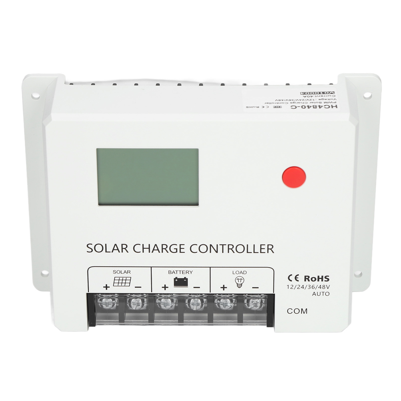 40a Pwm-solarladeregler, Automatischer Regler Mit Rs485-kommunikation, Kompatibel Mit 12/24/36/48v-batterien