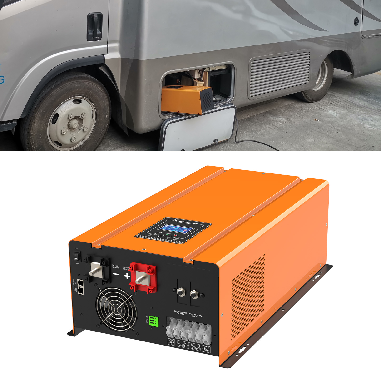 5-kw-mppt-photovoltaik-wechselrichter, Reine Sinuswelle, Industriefrequenz, Ac 220–240 V, Für Private Und Gewerbliche Pv-anlagen