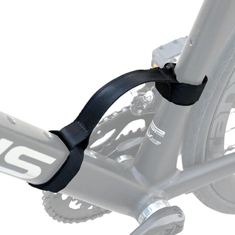 Schwarzer Fahrradtragegurt, Tragbar, Einfach Zu Bedienen, Aus Nylon, Universelles Zubehör Für Mountainbikes Und Fahrräder.
