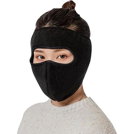 Winterfleece-gesichtsmaske, Vollgesichtsmaske, Winddichte Outdoor-maske, Dicke Und Wiederverwendbare Atmungsaktive Gesichtsmaske Zum Skifahren Und Für Kaltes Wetter