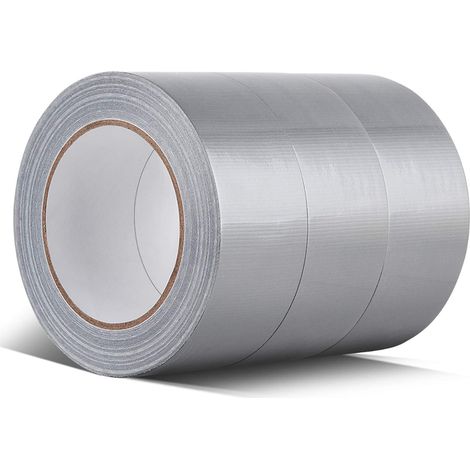 Silbernes Fensterdichtungsband, 5 Cm Breit × 10 M Lang, 3 Stoffkaschierte Dichtungsstreifen Zum Schutz Vor Zugluft